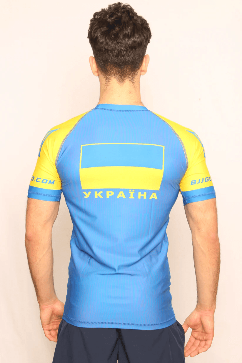 Ukraine Short Sleeve Rash Guard