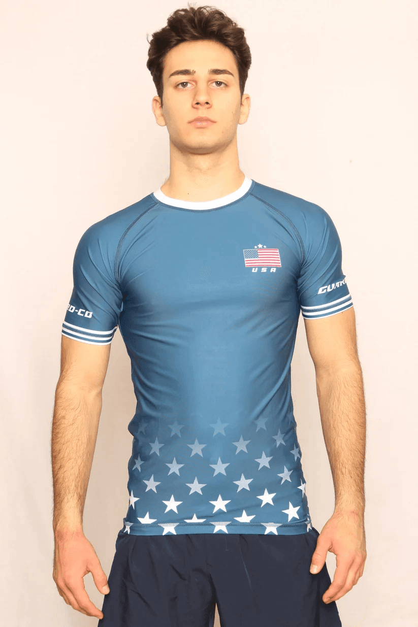 United State Short Sleeve Rash Guard