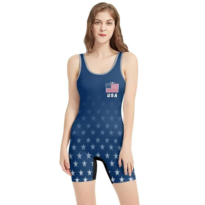 United States Wrestling Singlet - Dynamic Athletic Wear