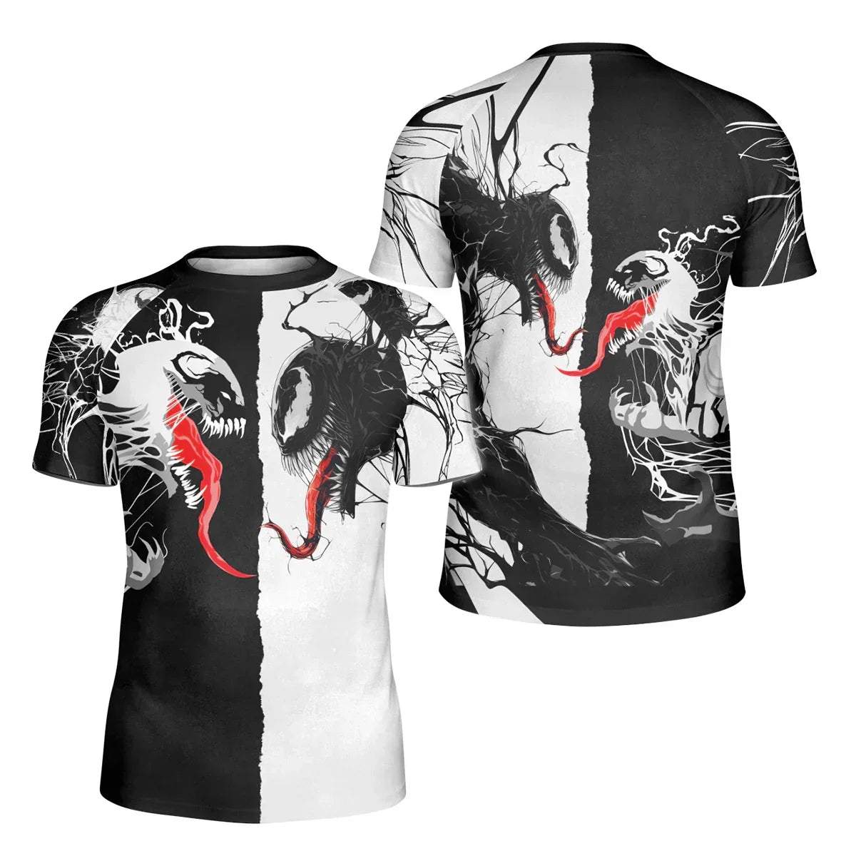 Venom And Anti-Venom Combat Kids Rash Guard