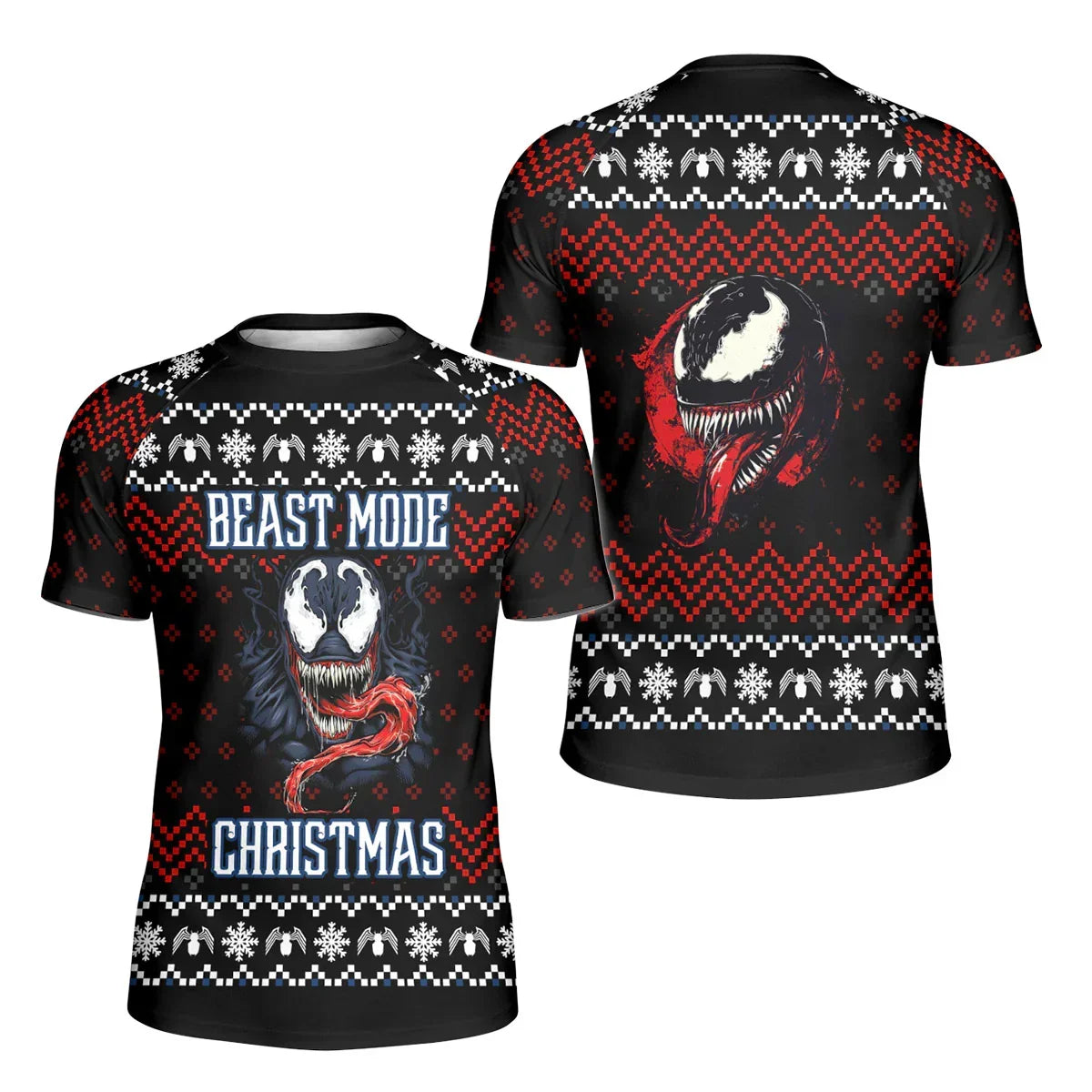 Venom Christmas Beast Mode Kids Rash Guard
