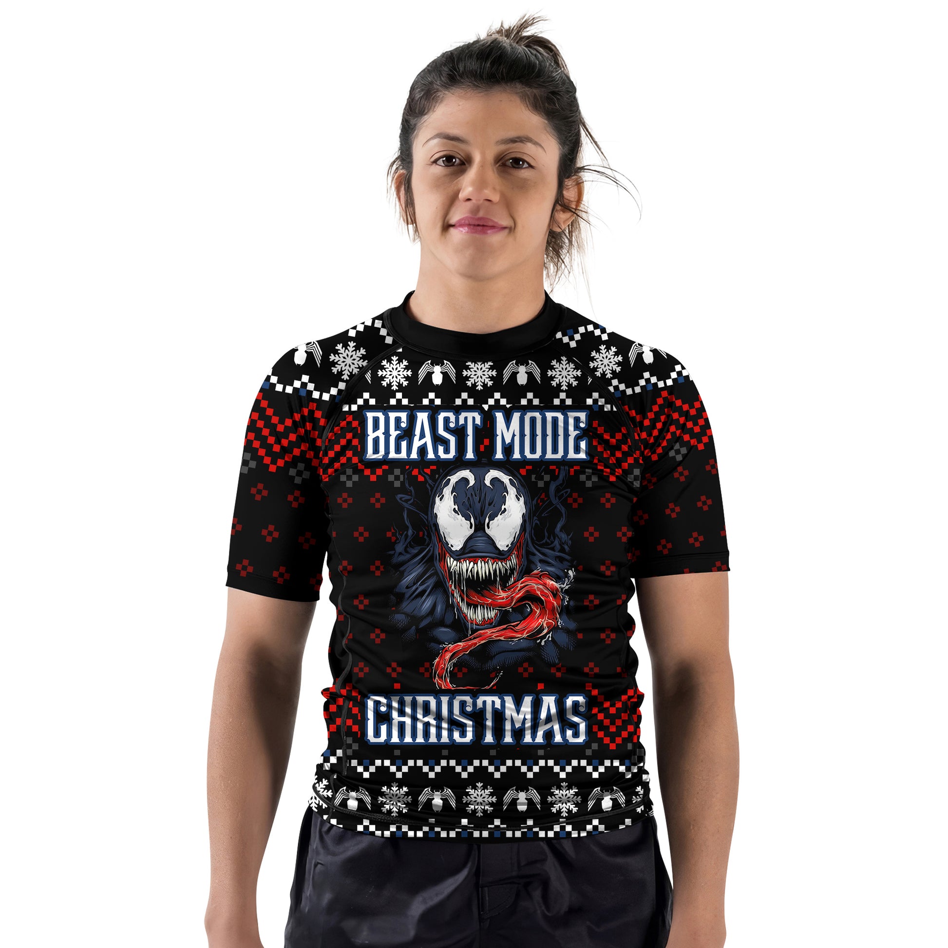 Venom Christmas Beast Mode Rash Guard