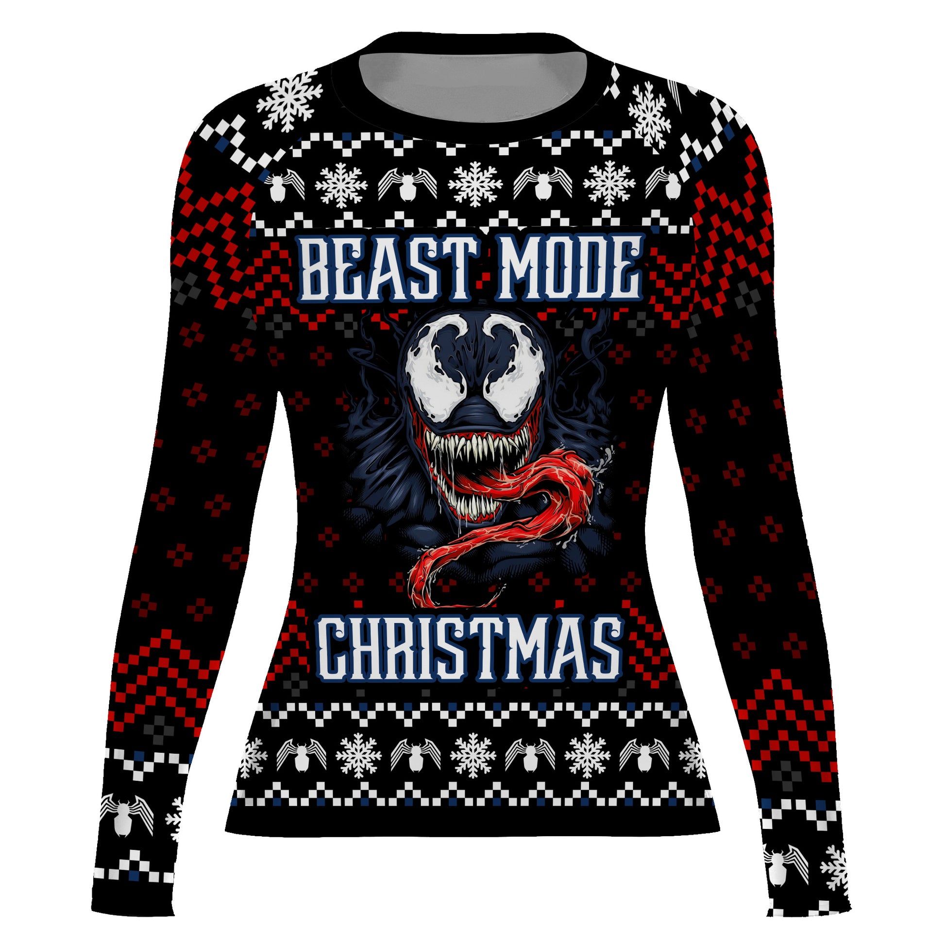 Venom Christmas Beast Mode Rash Guard