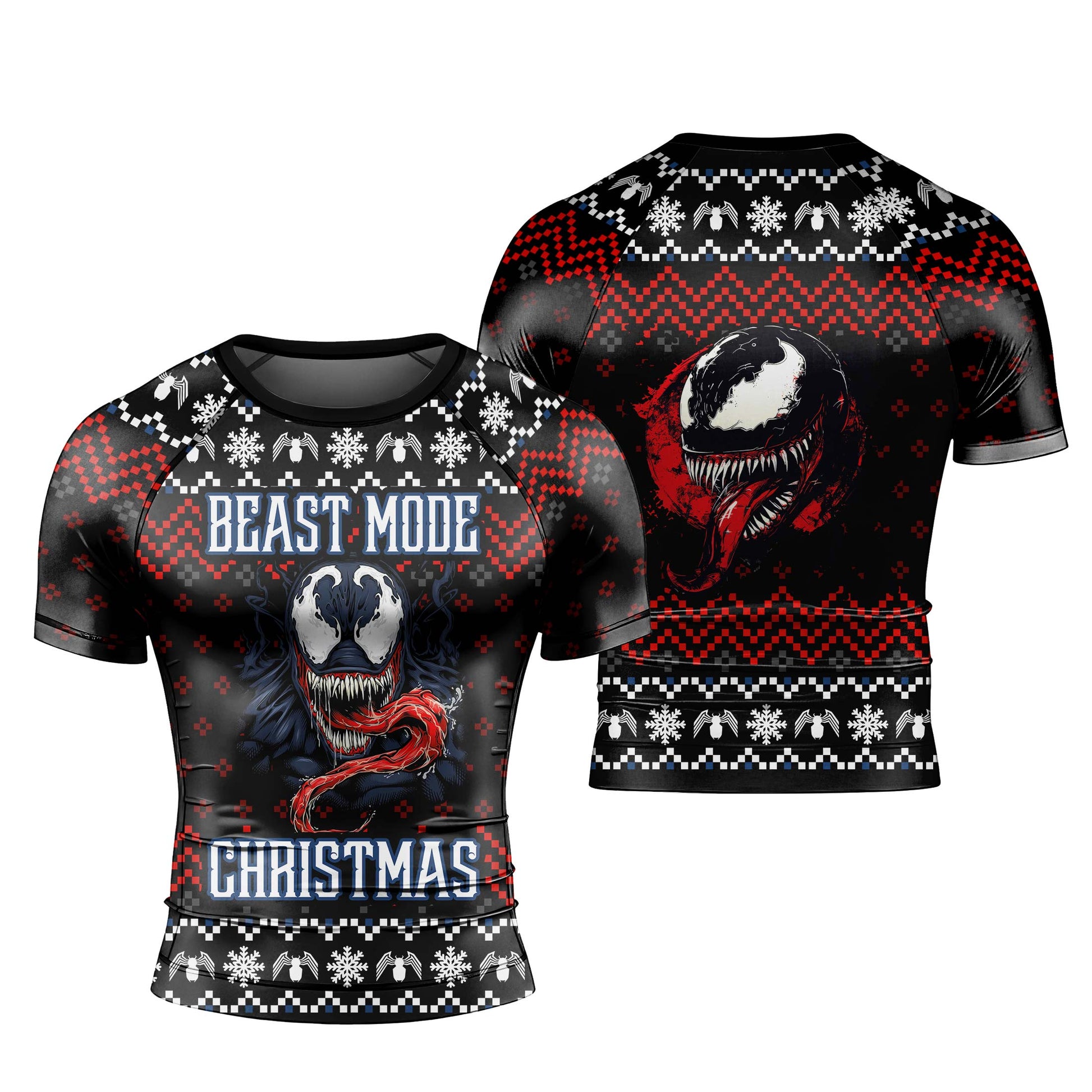 Venom Christmas Beast Mode Rash Guard