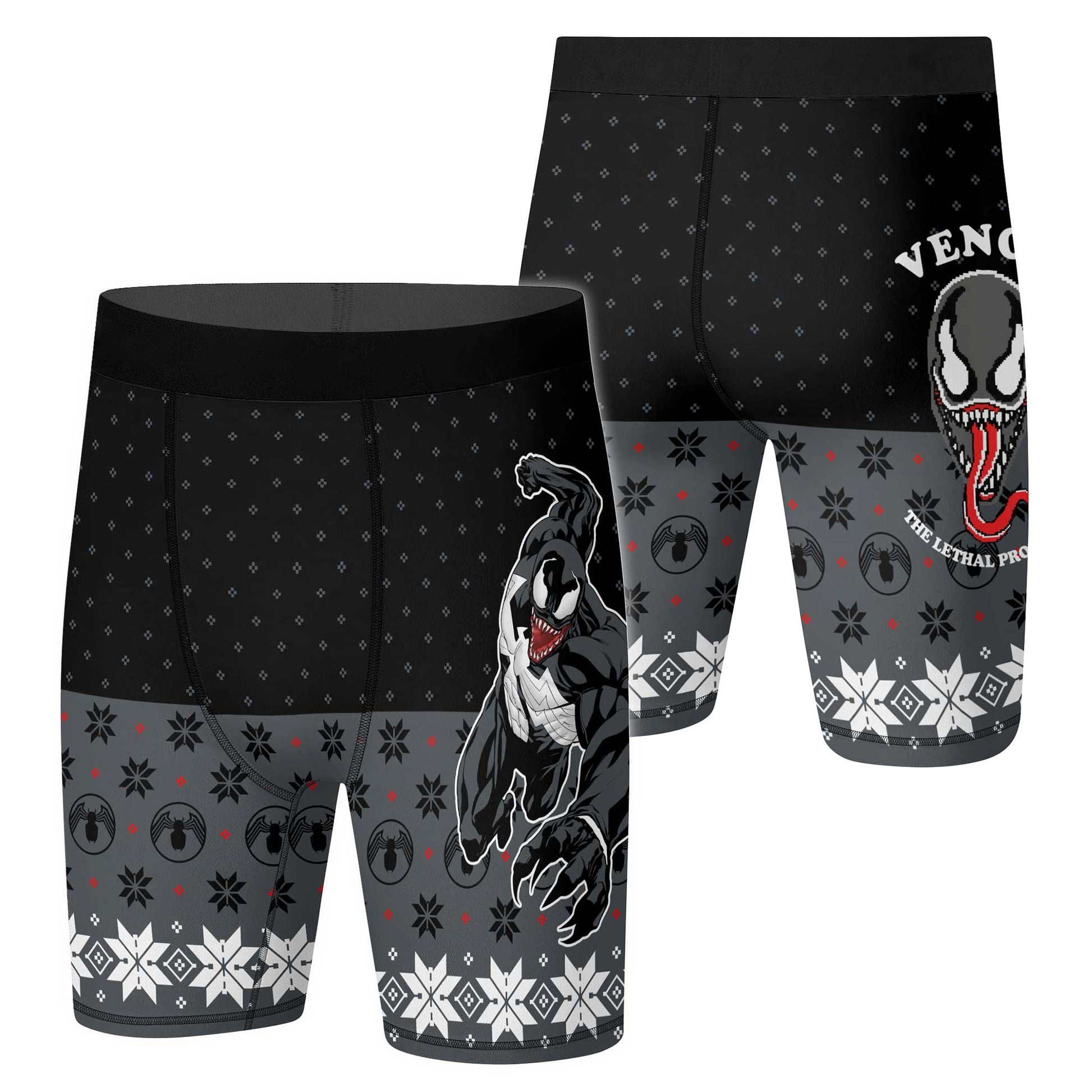 Venom Christmas Compression Shorts