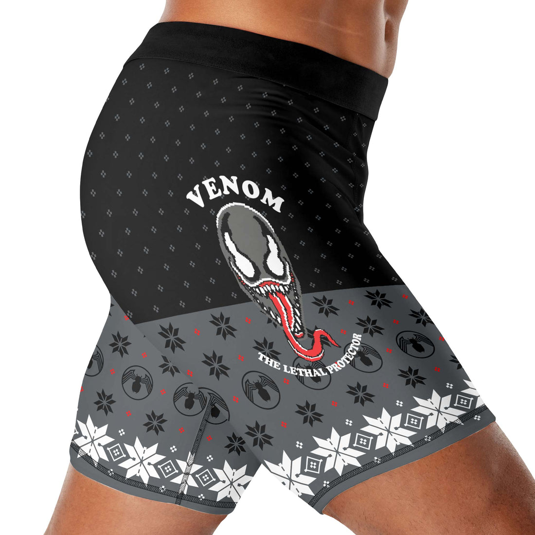 Venom Christmas Compression Shorts
