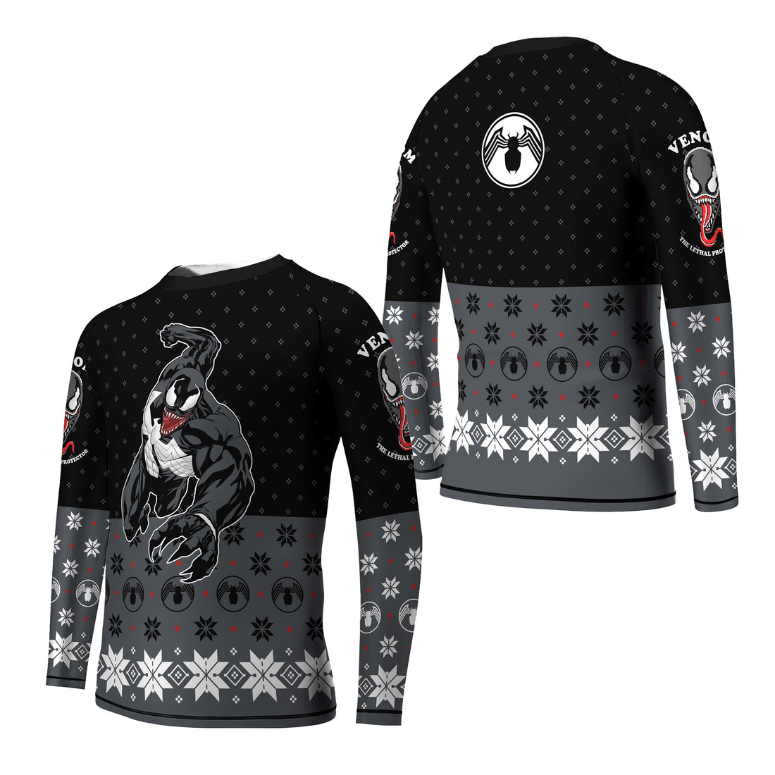 Venom Christmas Kids Rash Guard