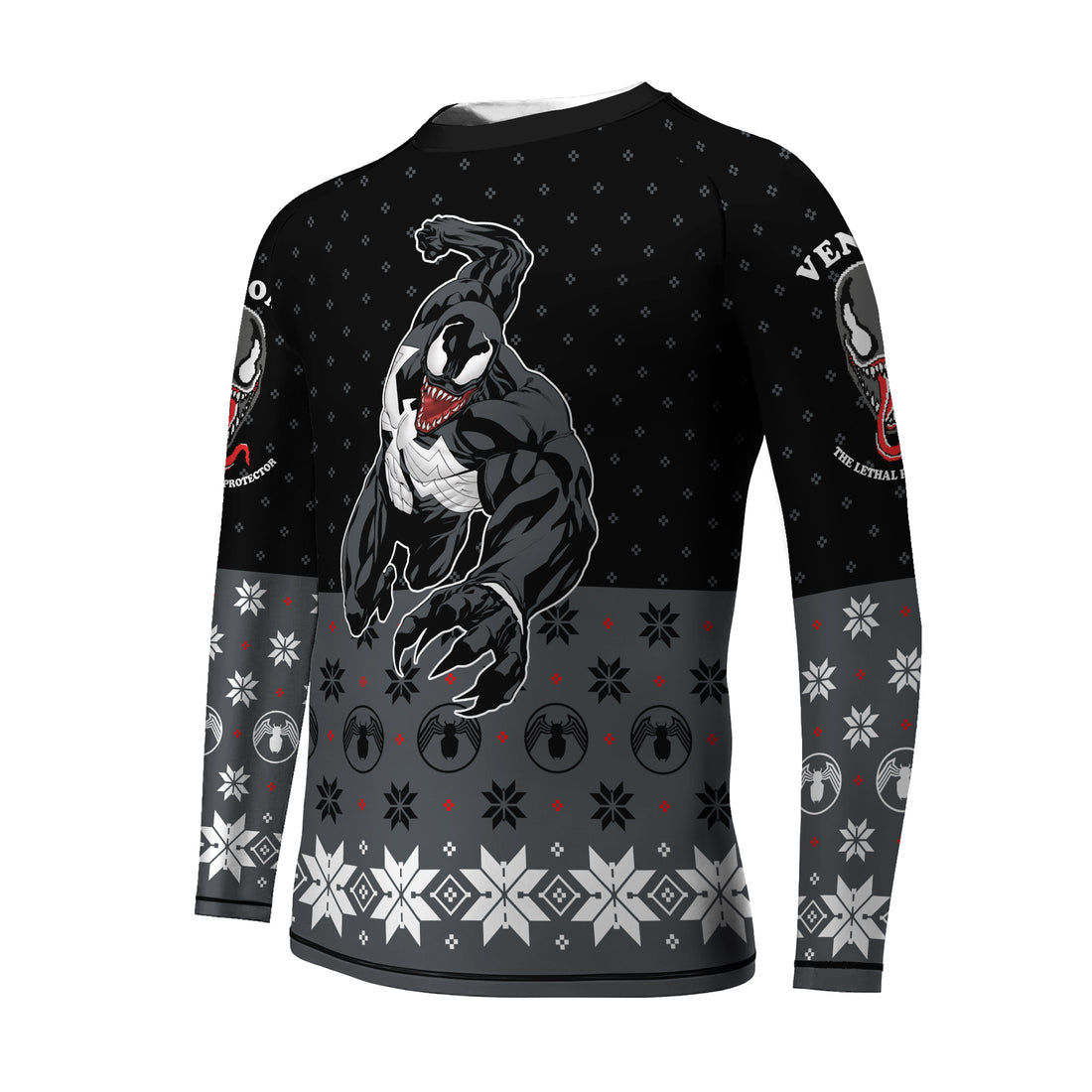 Venom Christmas Kids Rash Guard