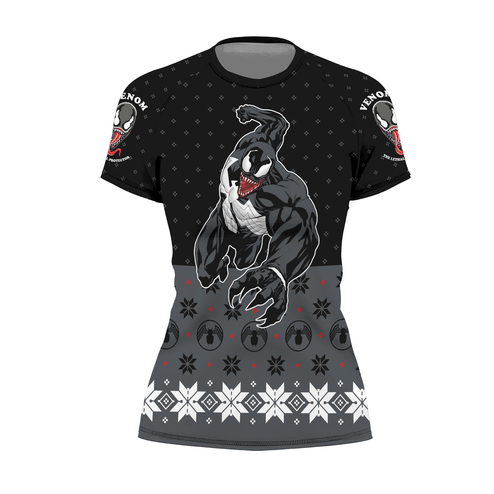 Venom Christmas Rash Guard
