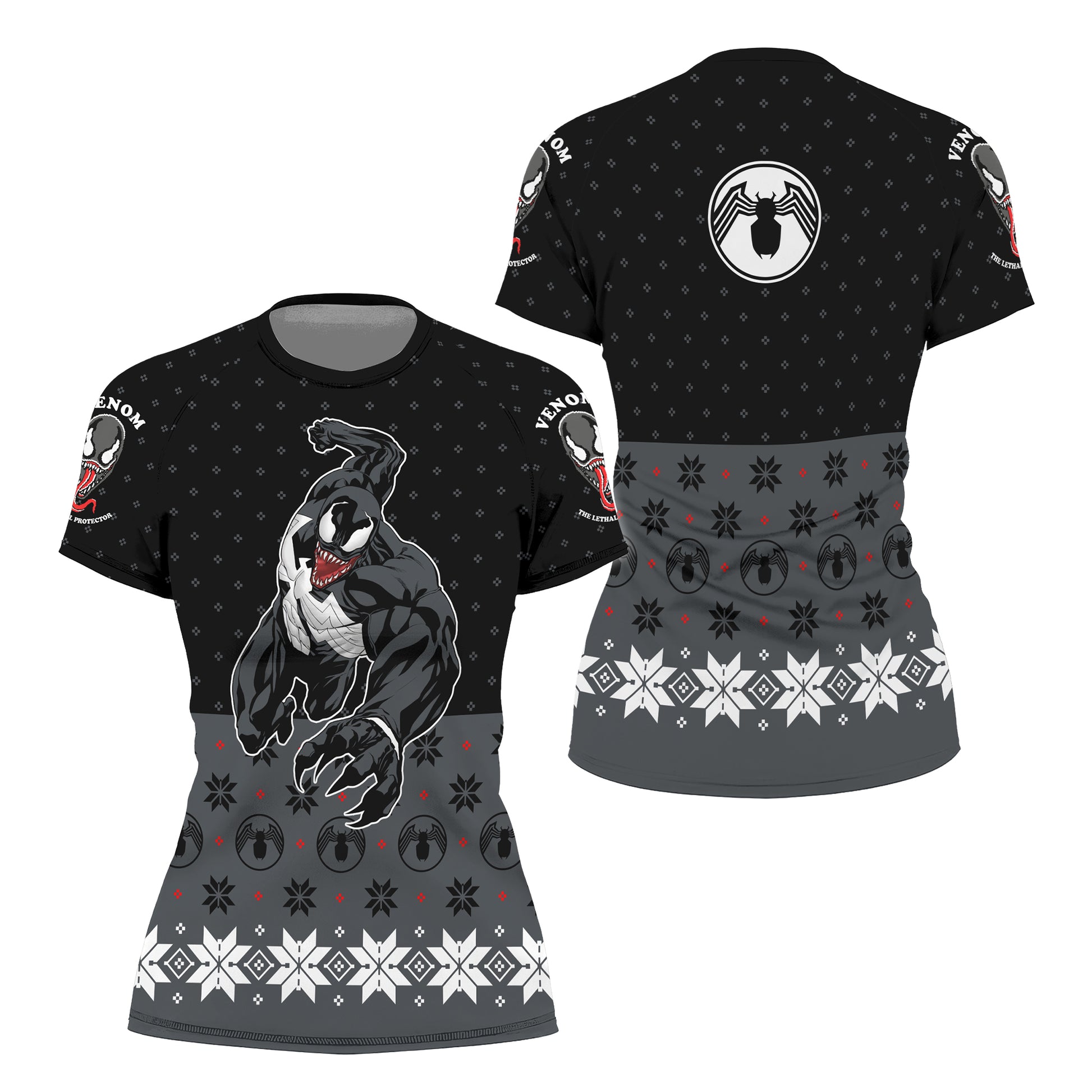 Venom Christmas Rash Guard