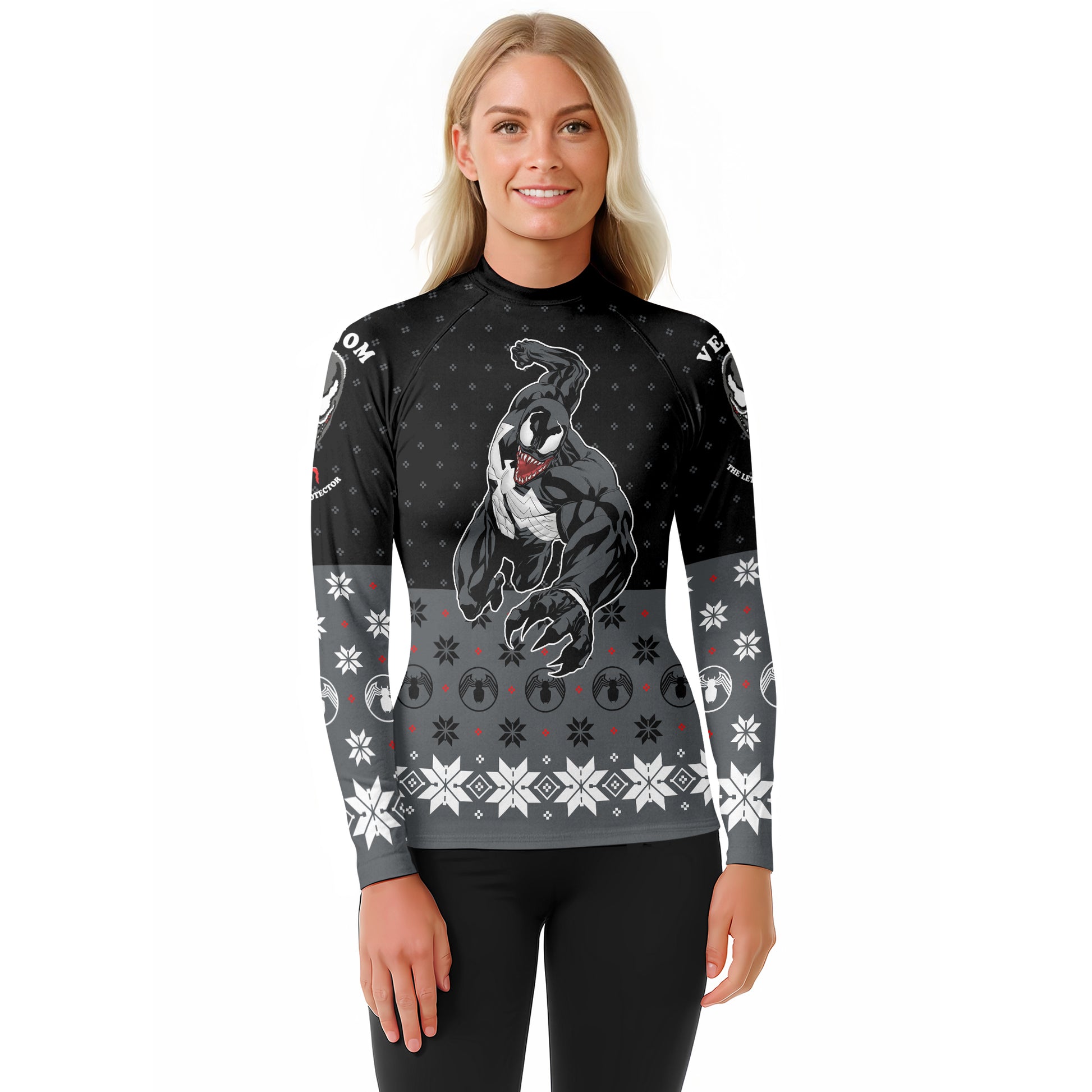 Venom Christmas Rash Guard