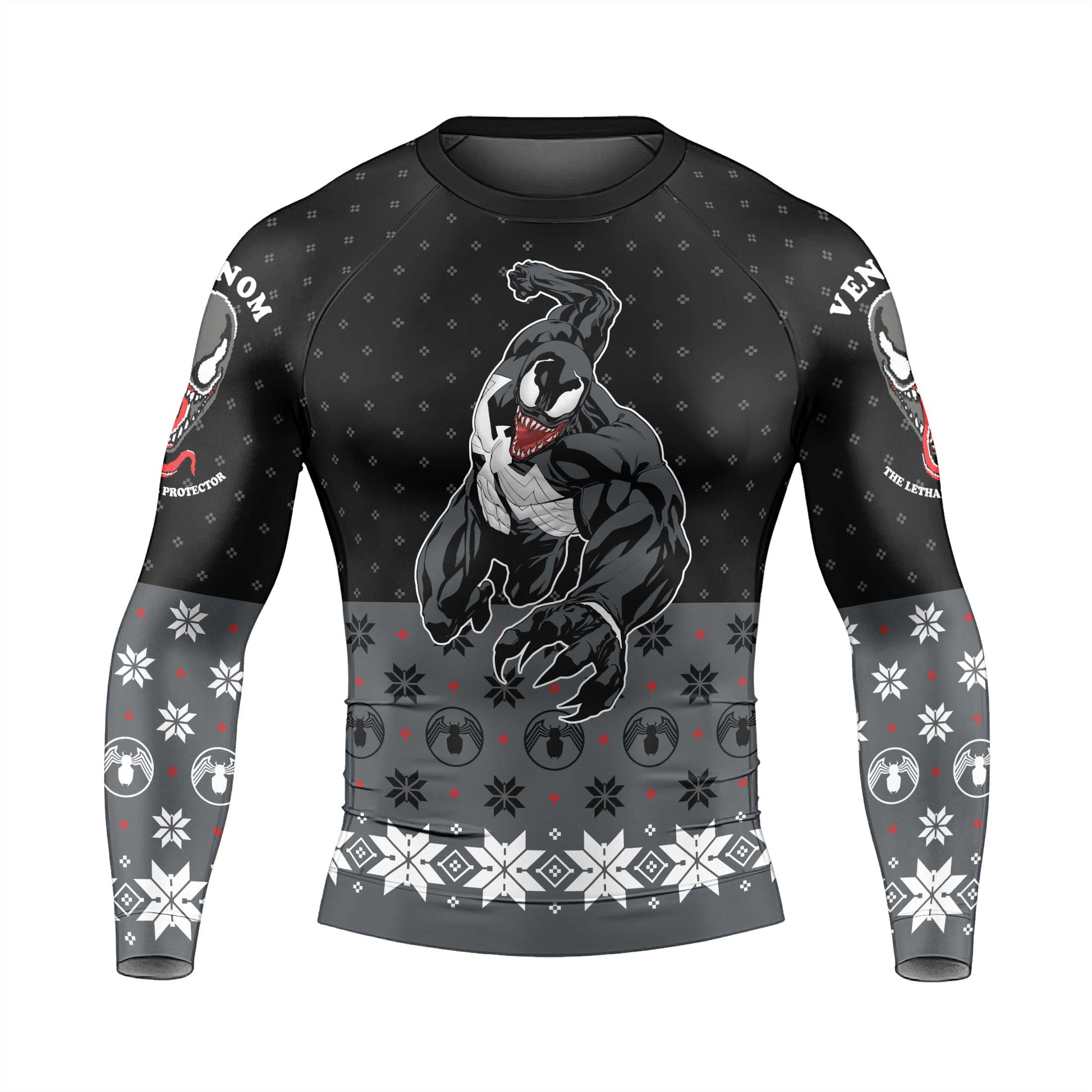 Venom Christmas Rash Guard