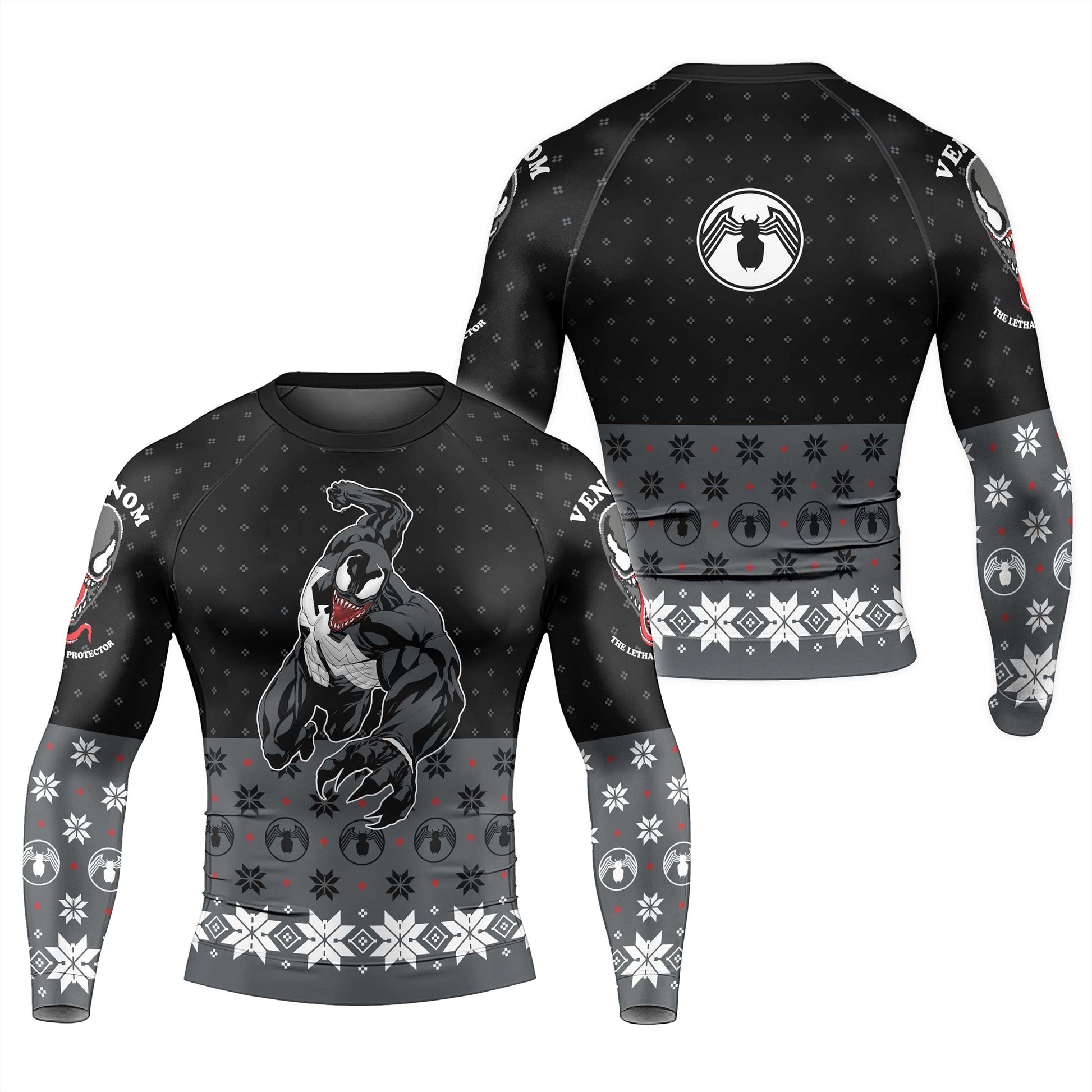 Venom Christmas Rash Guard