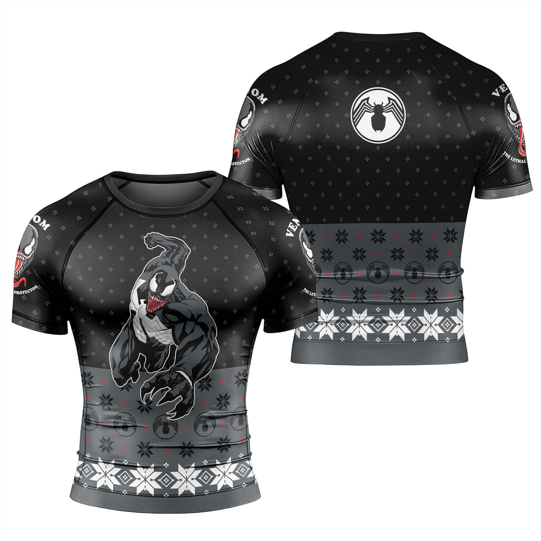 Venom Christmas Rash Guard