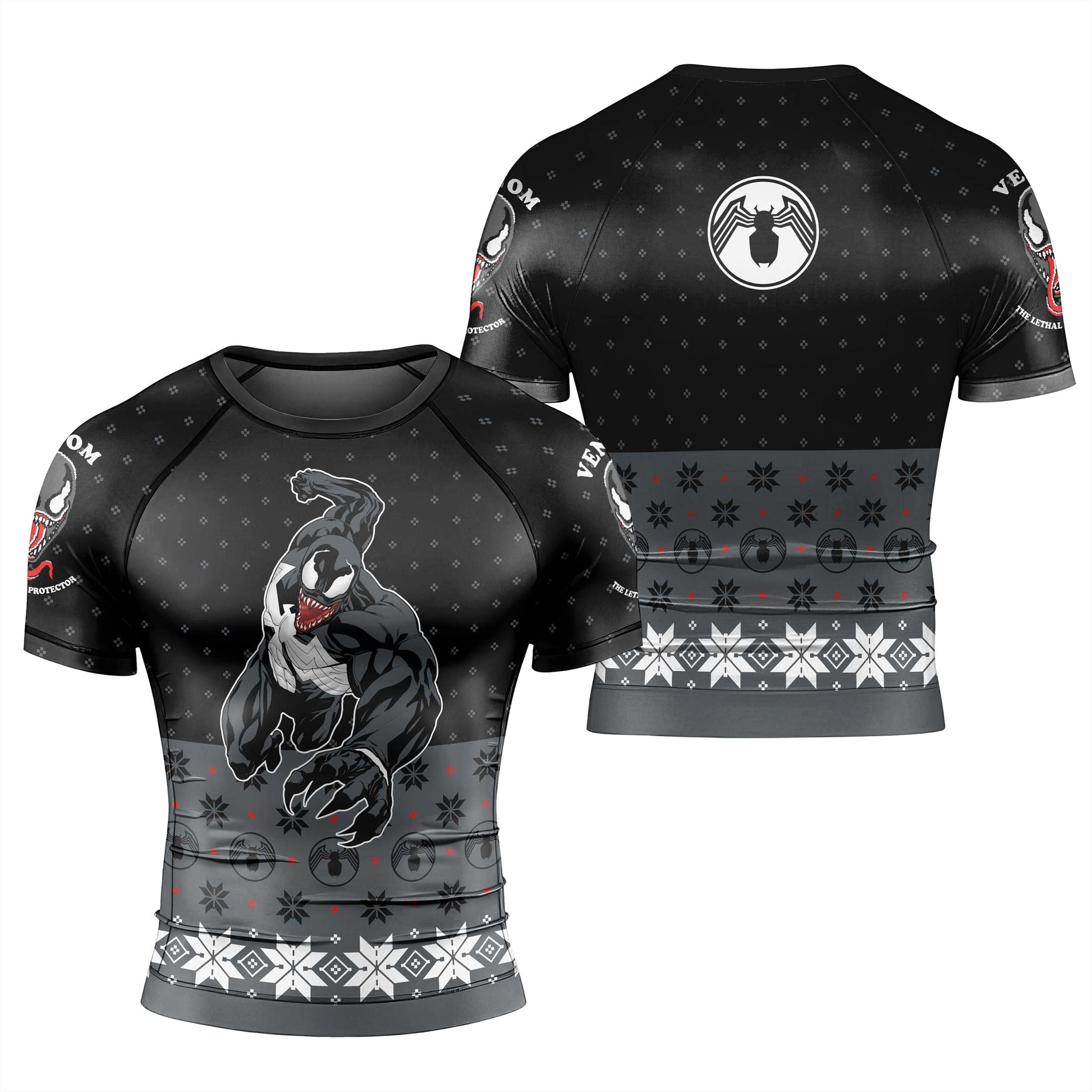 Venom Christmas Rash Guard