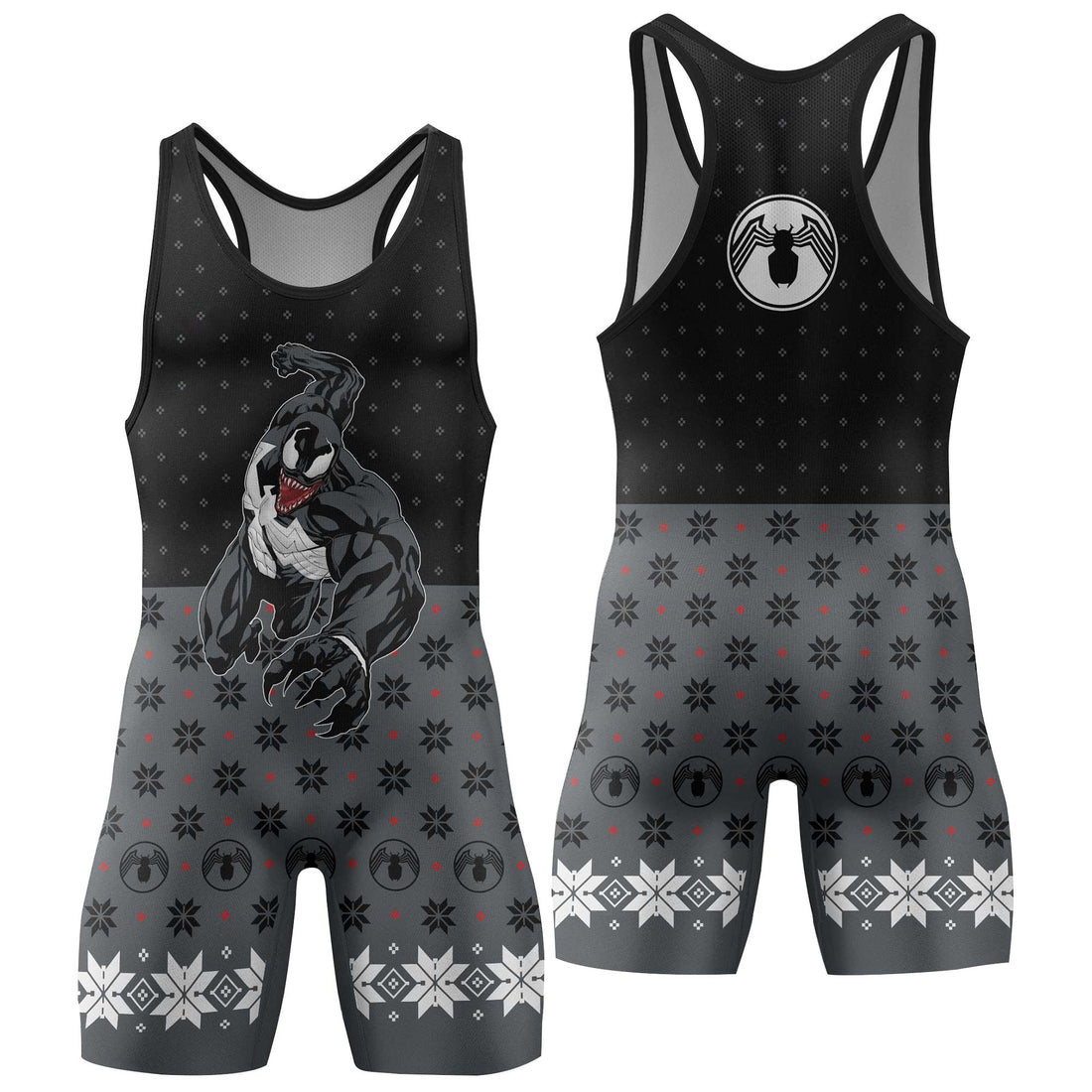 Venom Christmas Wrestling Singlet