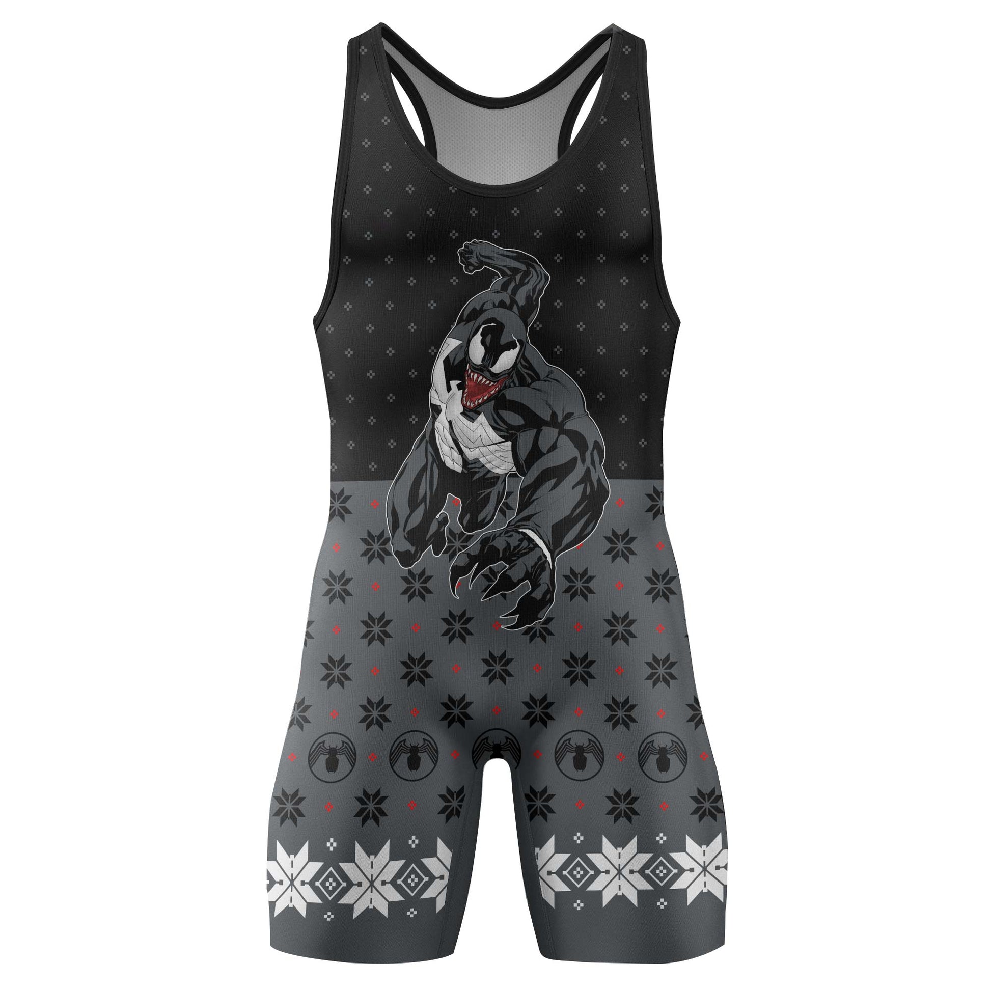 Venom Christmas Wrestling Singlet