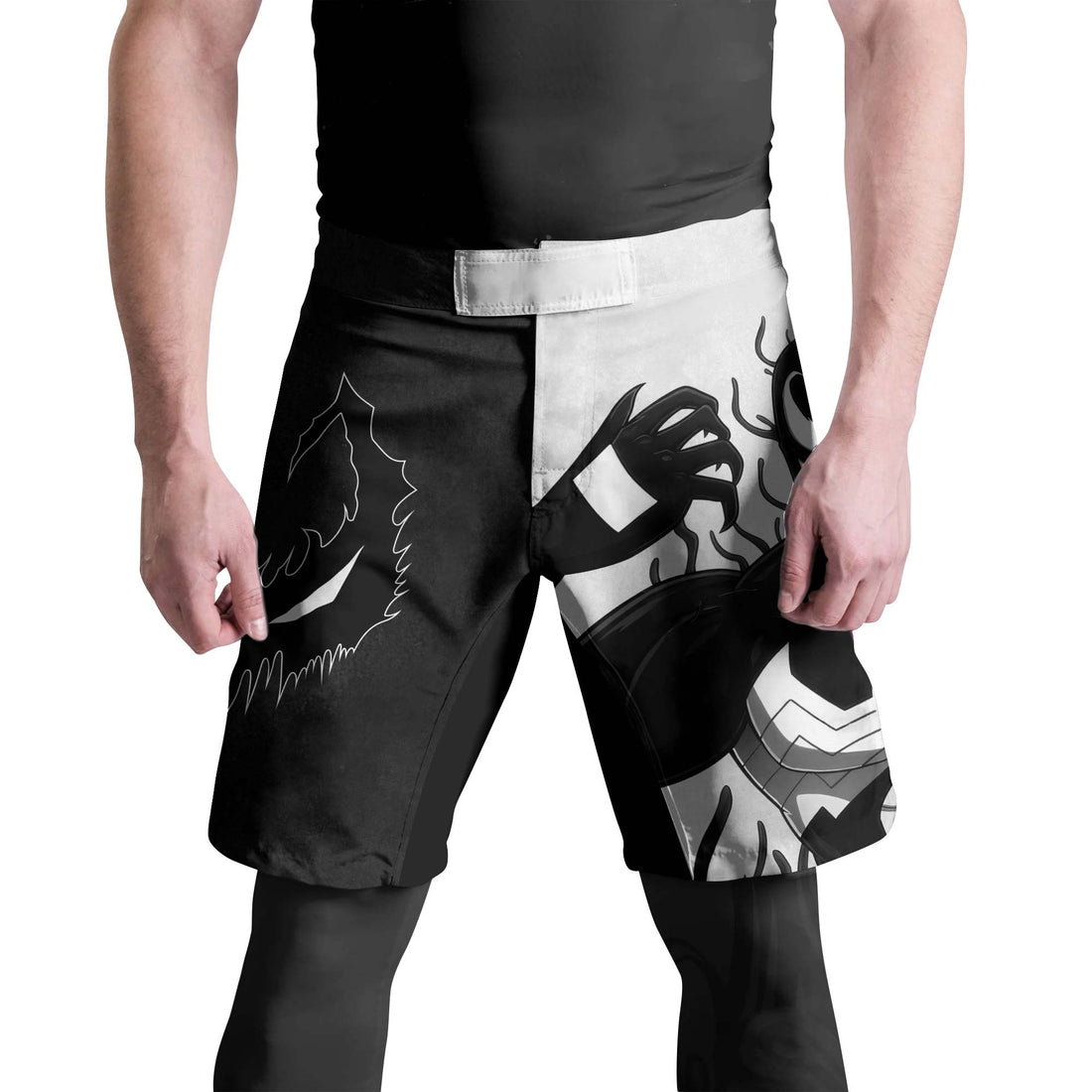 Venom Half Side Anti-Venom Fight Shorts