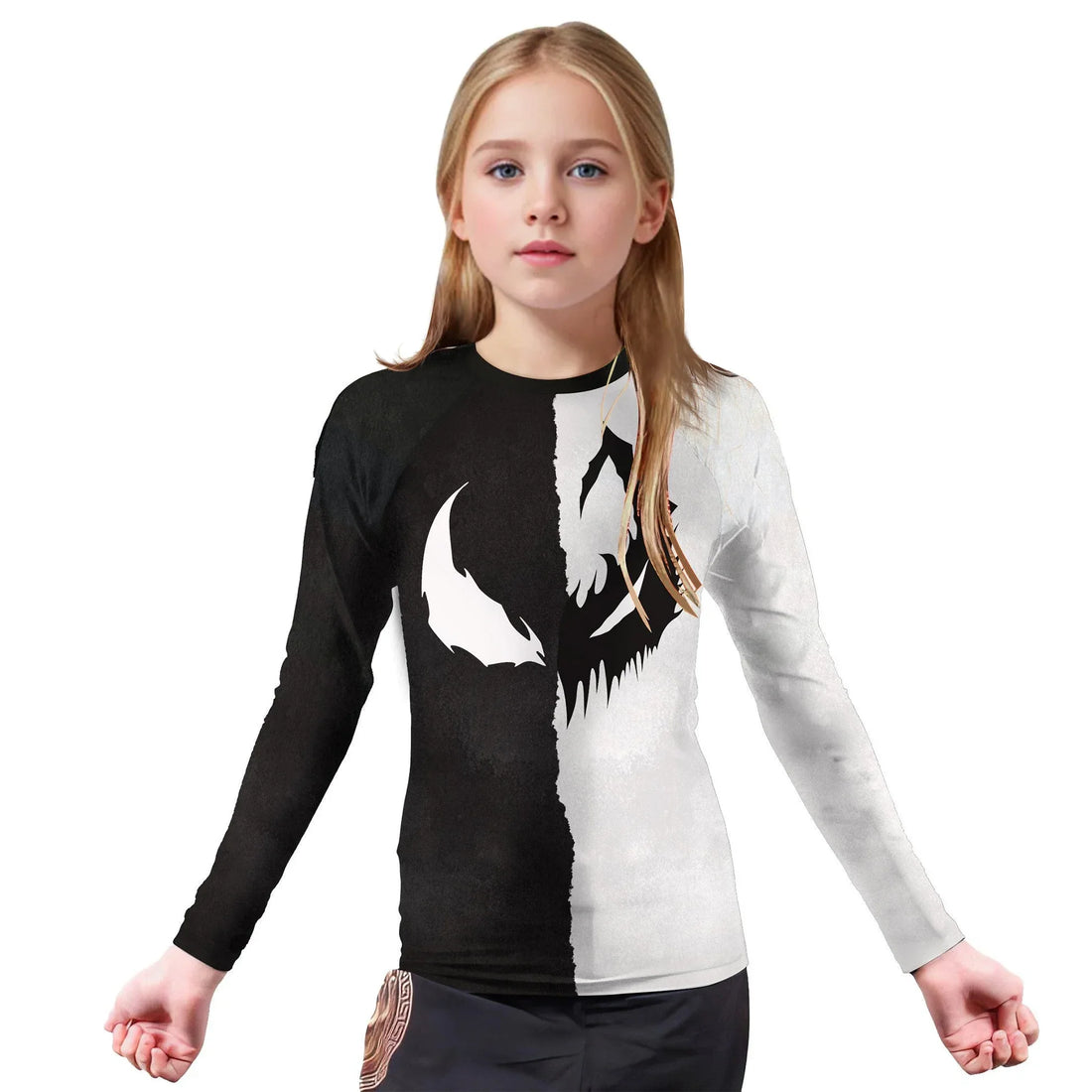 Venom Half Side Anti-Venom Kids Rash Guard
