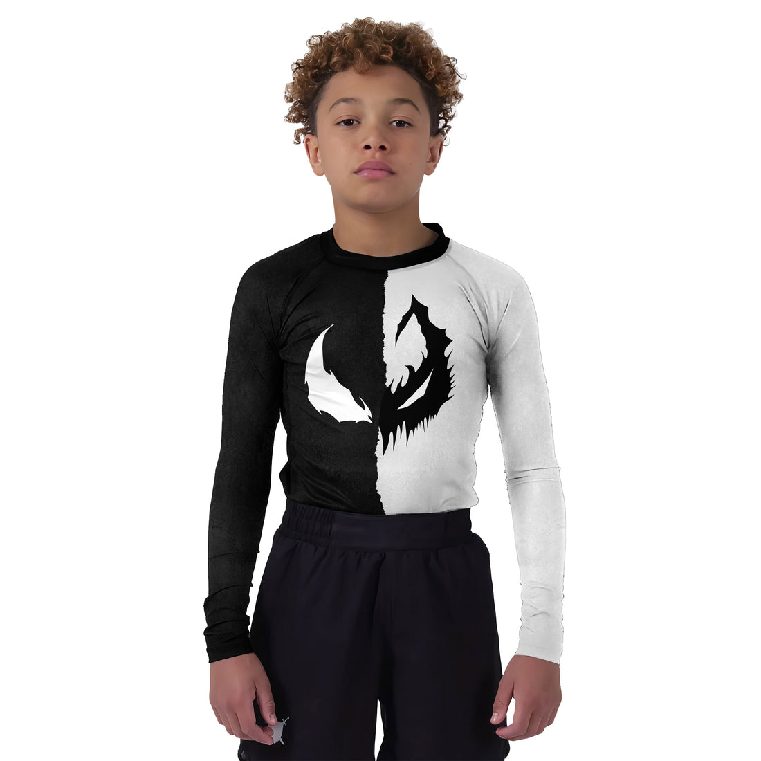 Venom Half Side Anti-Venom Kids Rash Guard