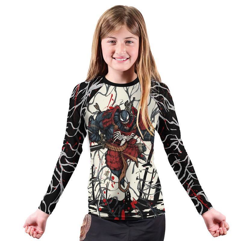 Venom Samurai Kids Rash Guard