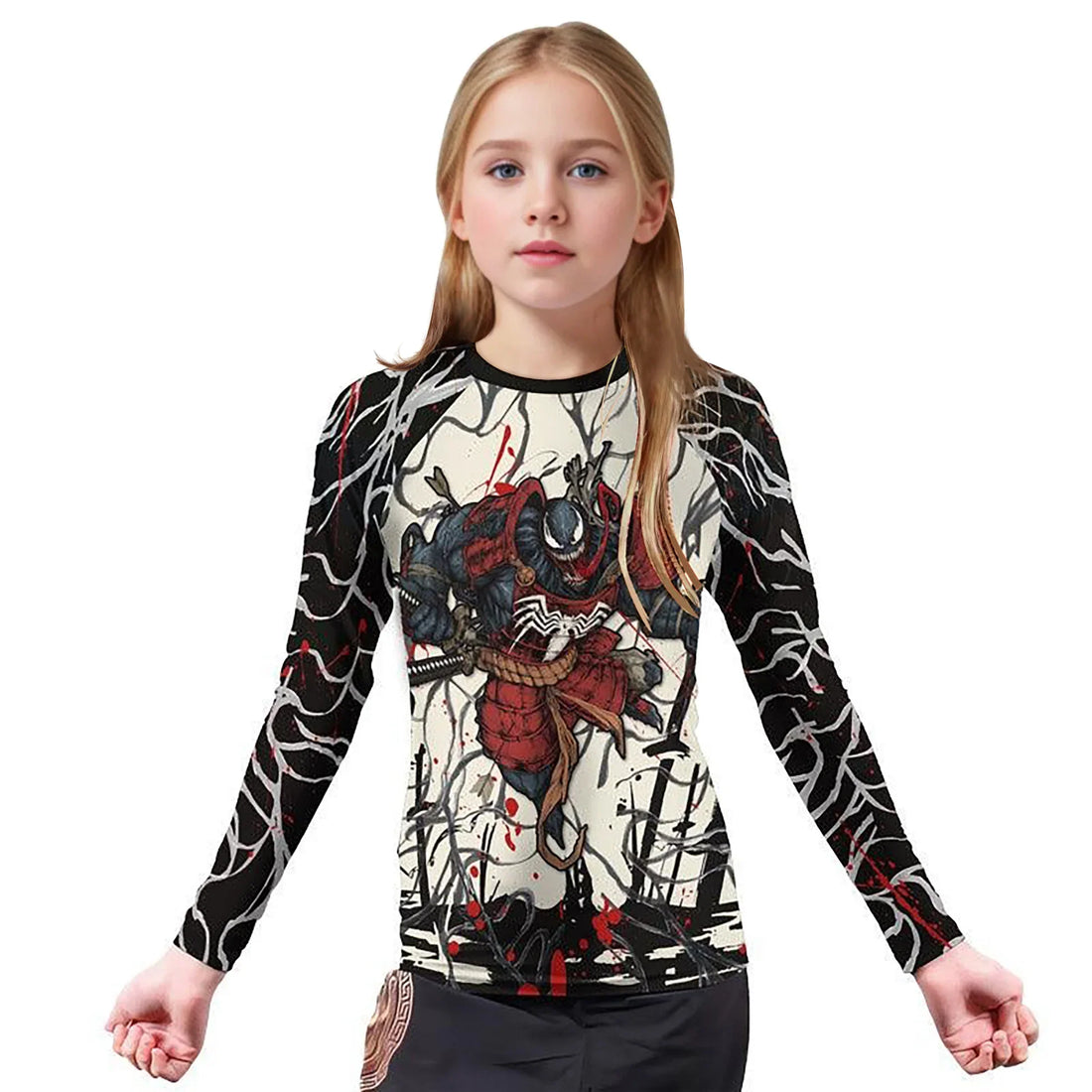 Venom Samurai Kids Rash Guard