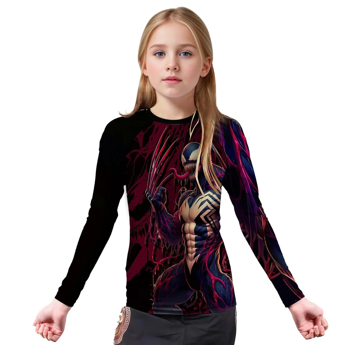 Venom The Anti-Hero Kids Rash Guard