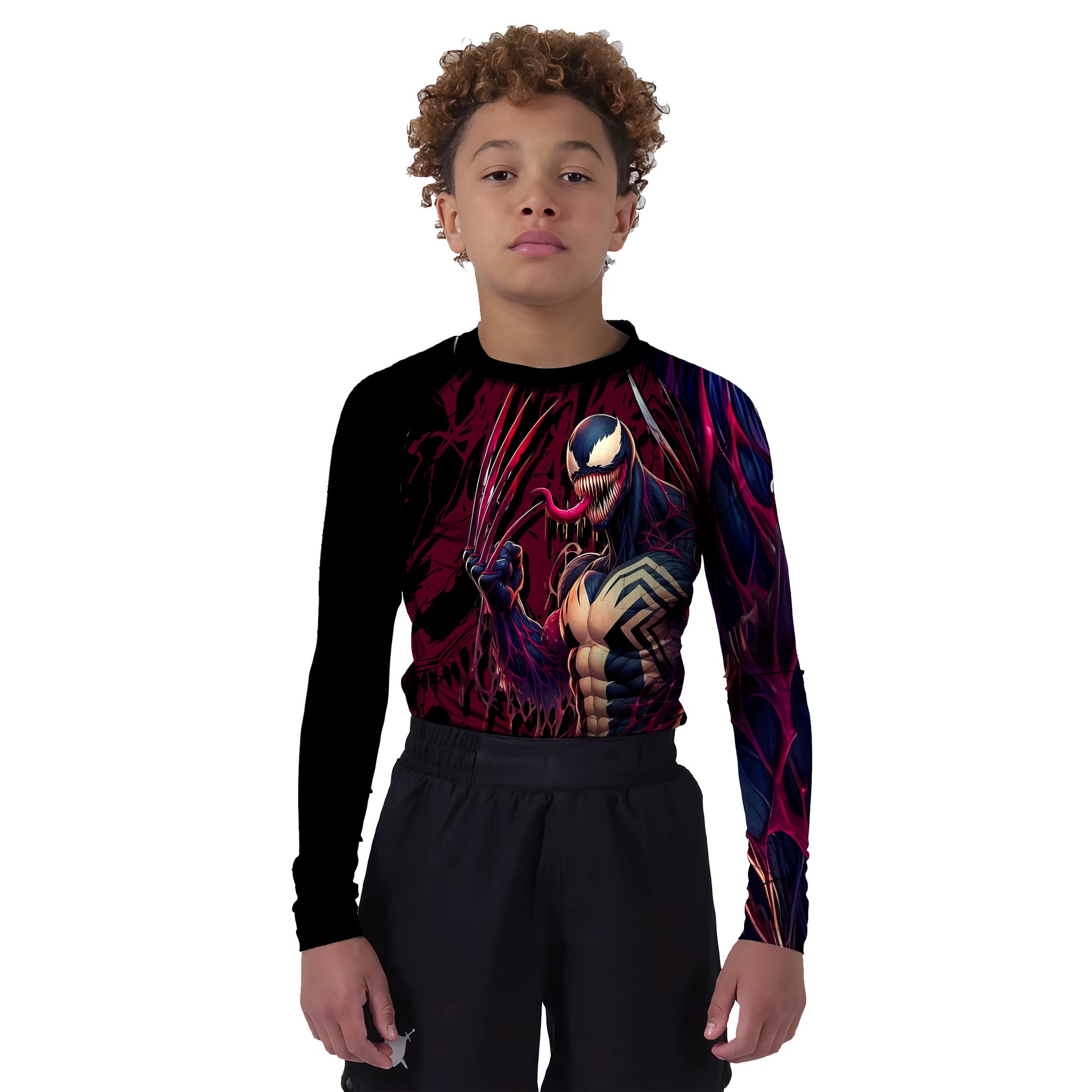 Venom The Anti-Hero Kids Rash Guard