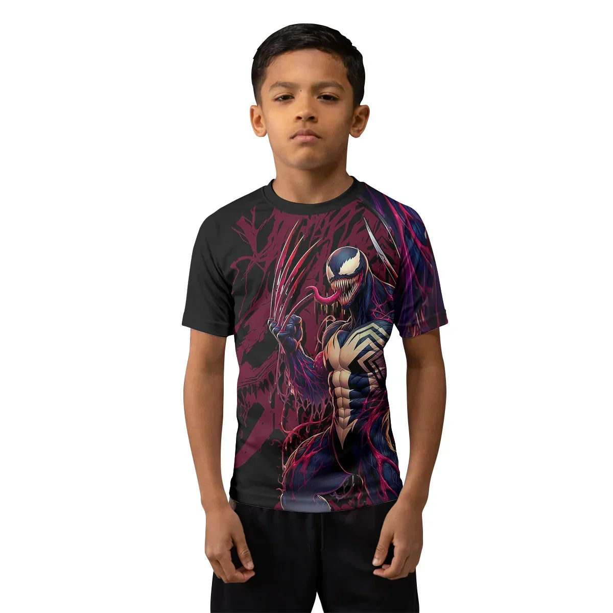 Venom The Anti-Hero Kids Rash Guard