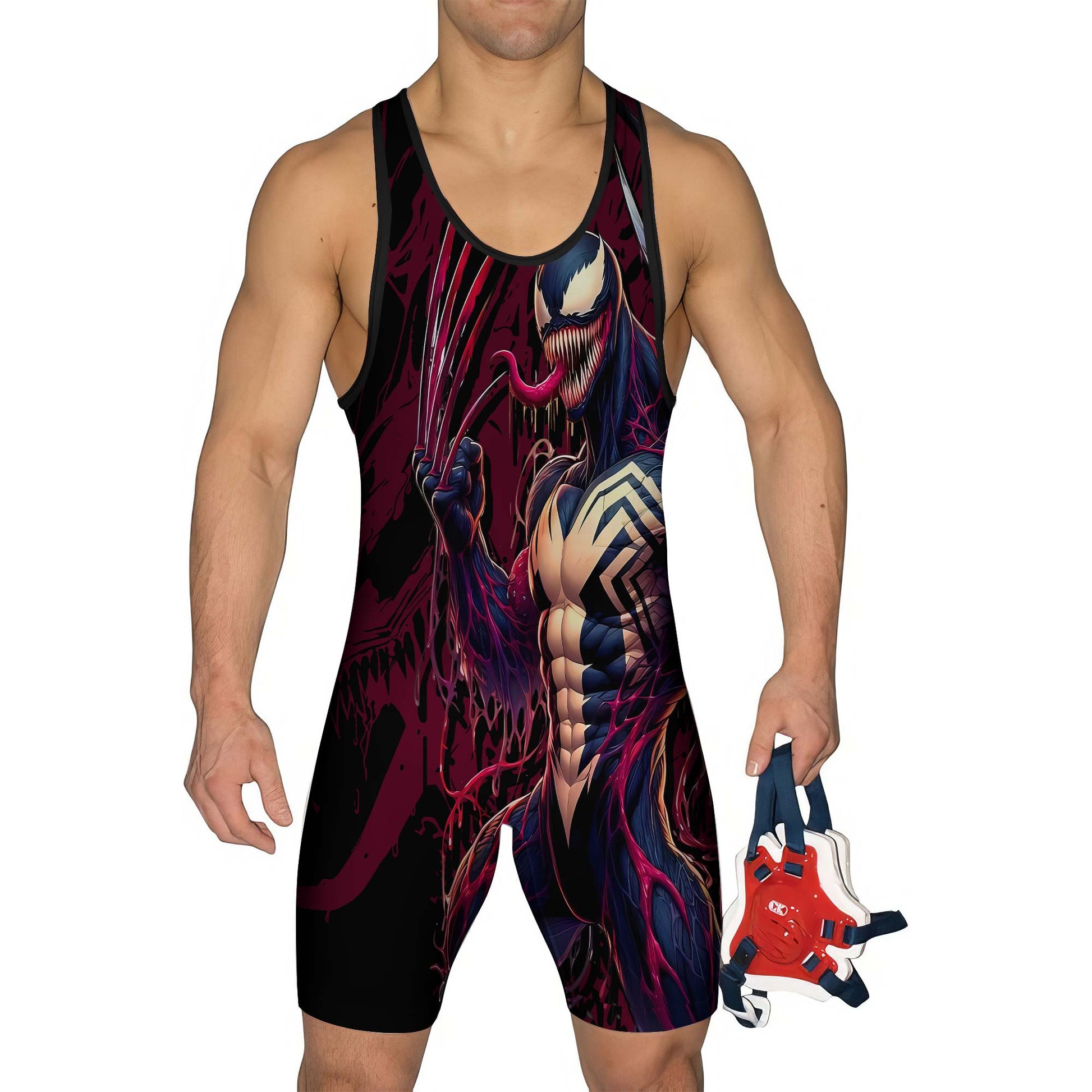 Venom The Anti-Hero Men's Wrestling Singlet