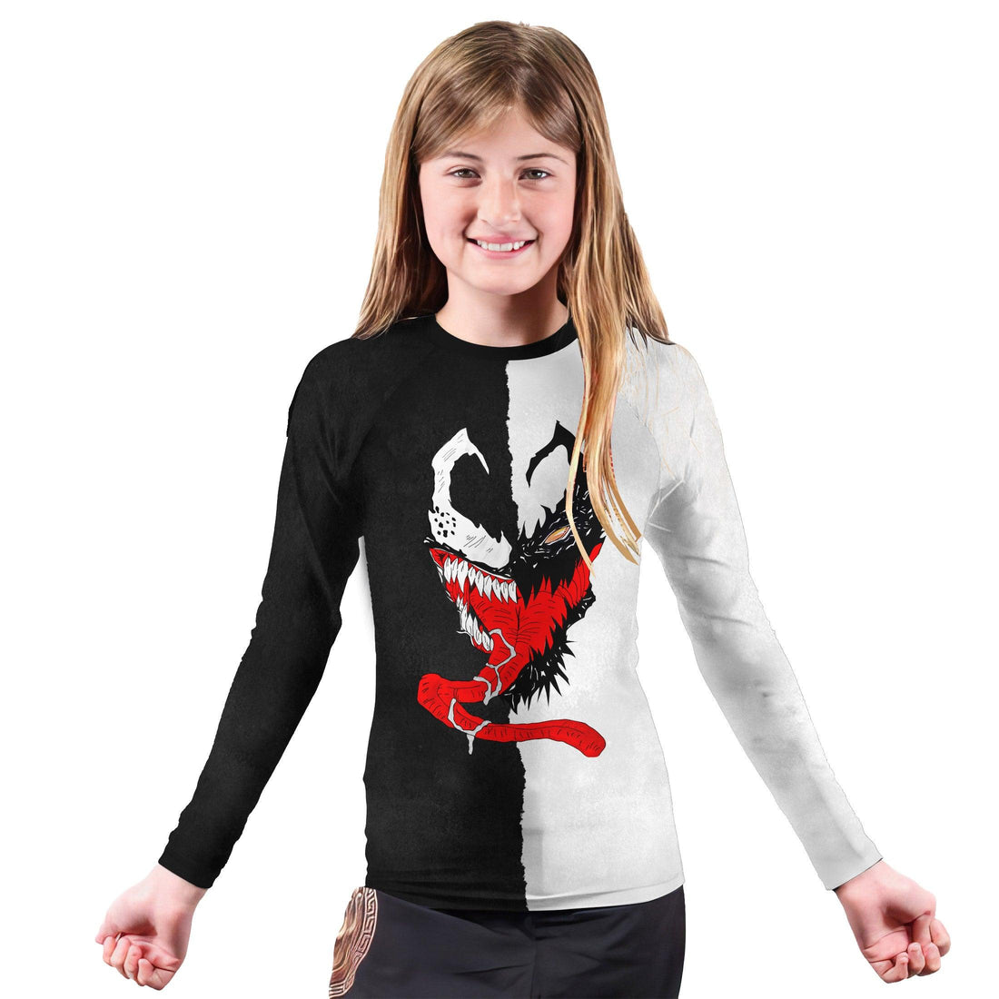 Venom Versus Anti-Venom Kids Rash Guard | Athletic Wear