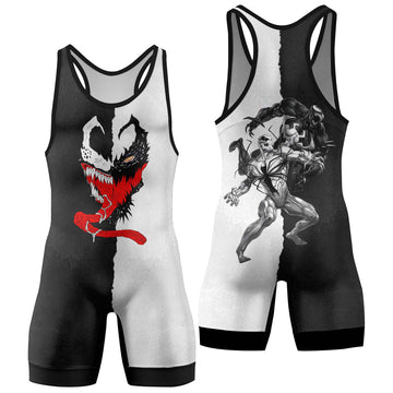 Venom Versus Anti-Venom Men's Wrestling Singlet