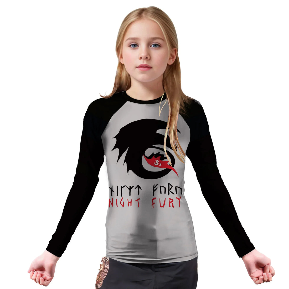 Viking Night Fury Toothless Kids Rash Guard