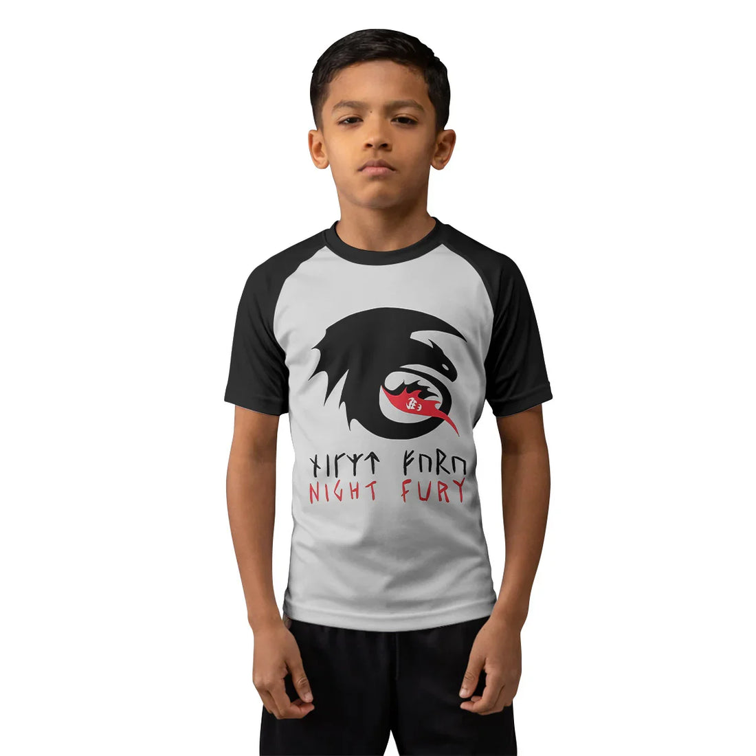 Viking Night Fury Toothless Kids Rash Guard