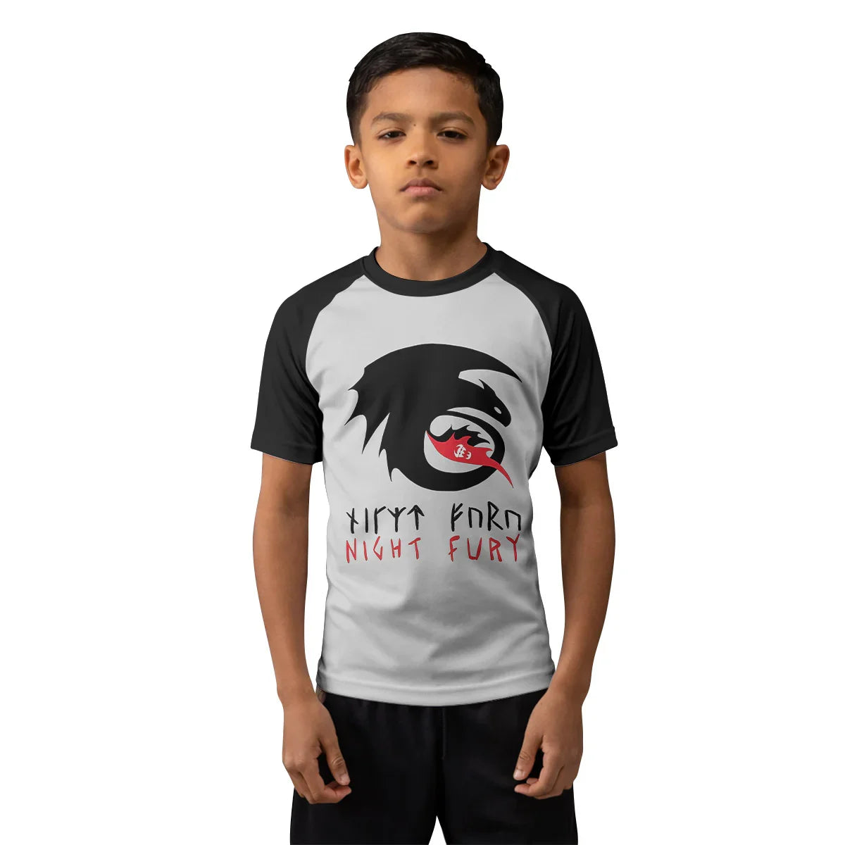 Viking Night Fury Toothless Kids Rash Guard
