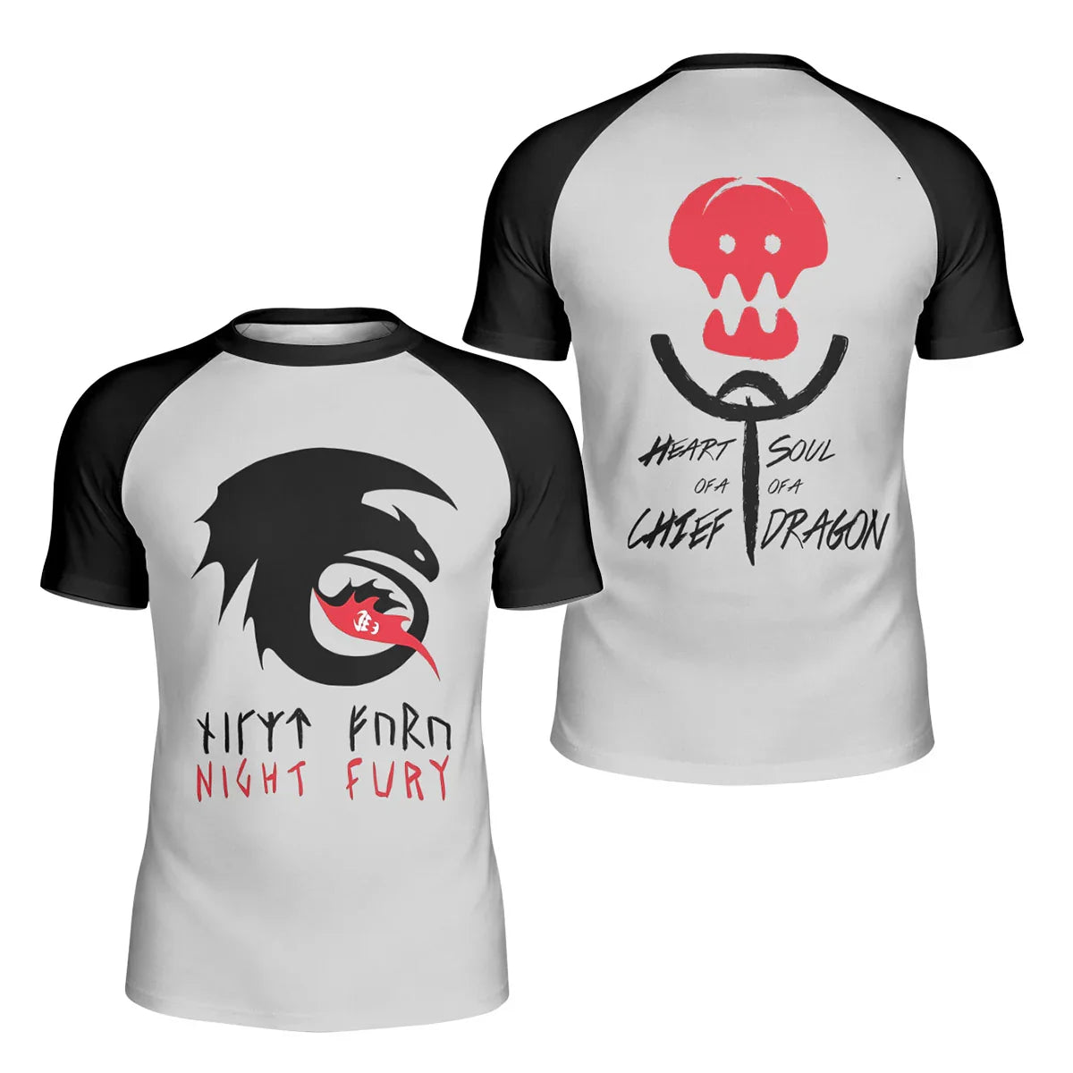 Viking Night Fury Toothless Kids Rash Guard