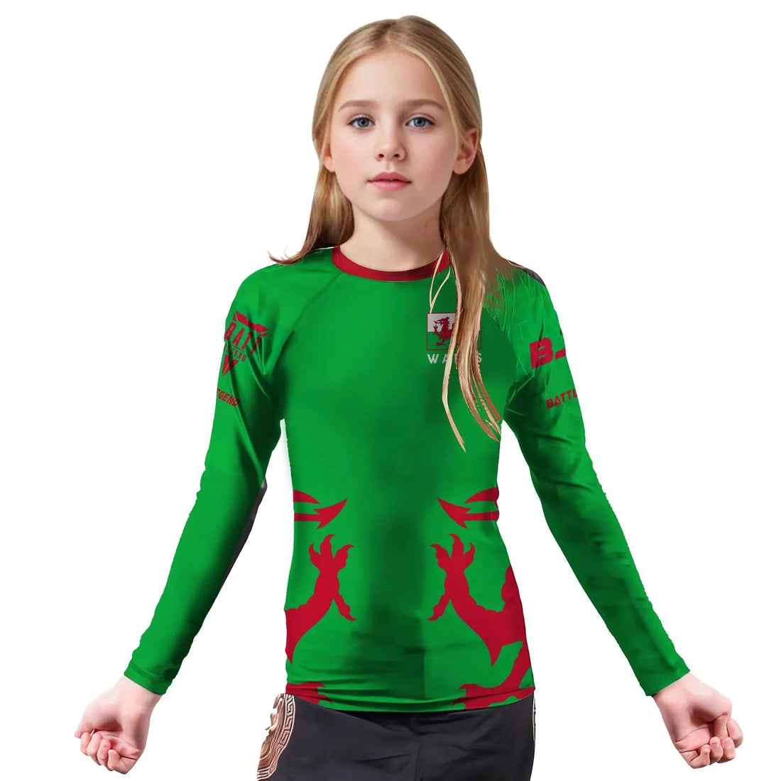 Wale Flag Kids Rash Guard