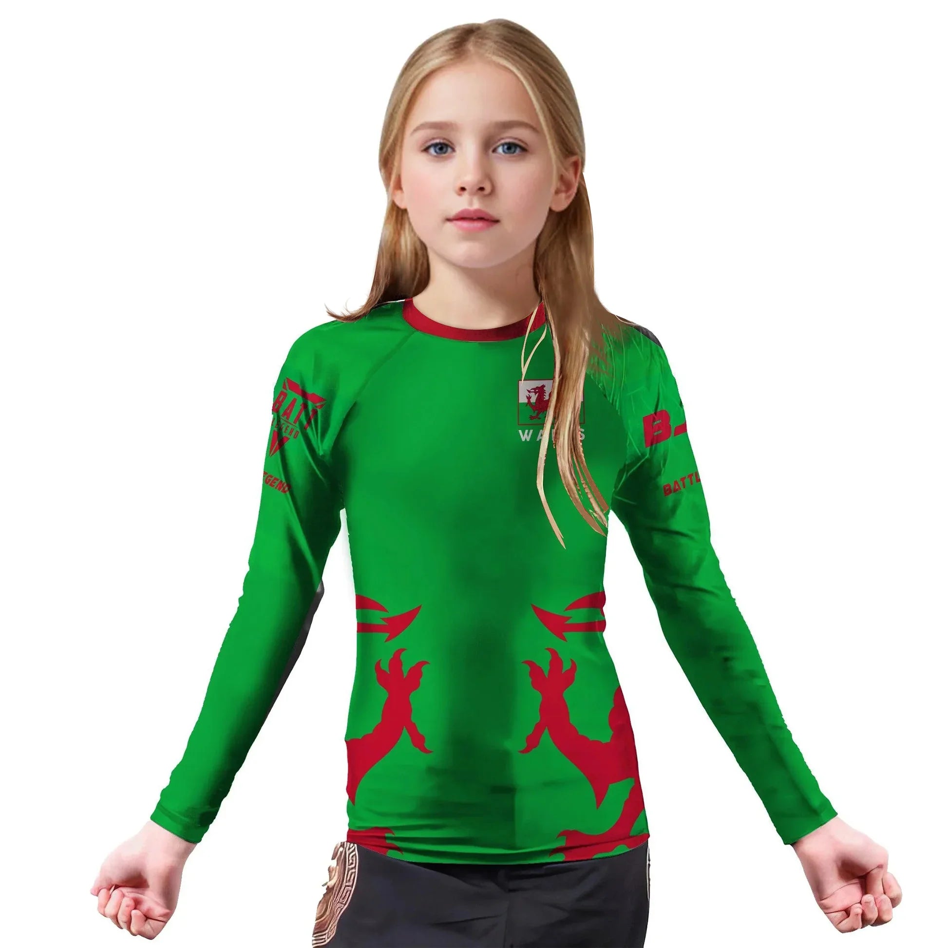 Wale Flag Kids Rash Guard