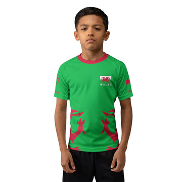 Wale Flag Kids Rash Guard