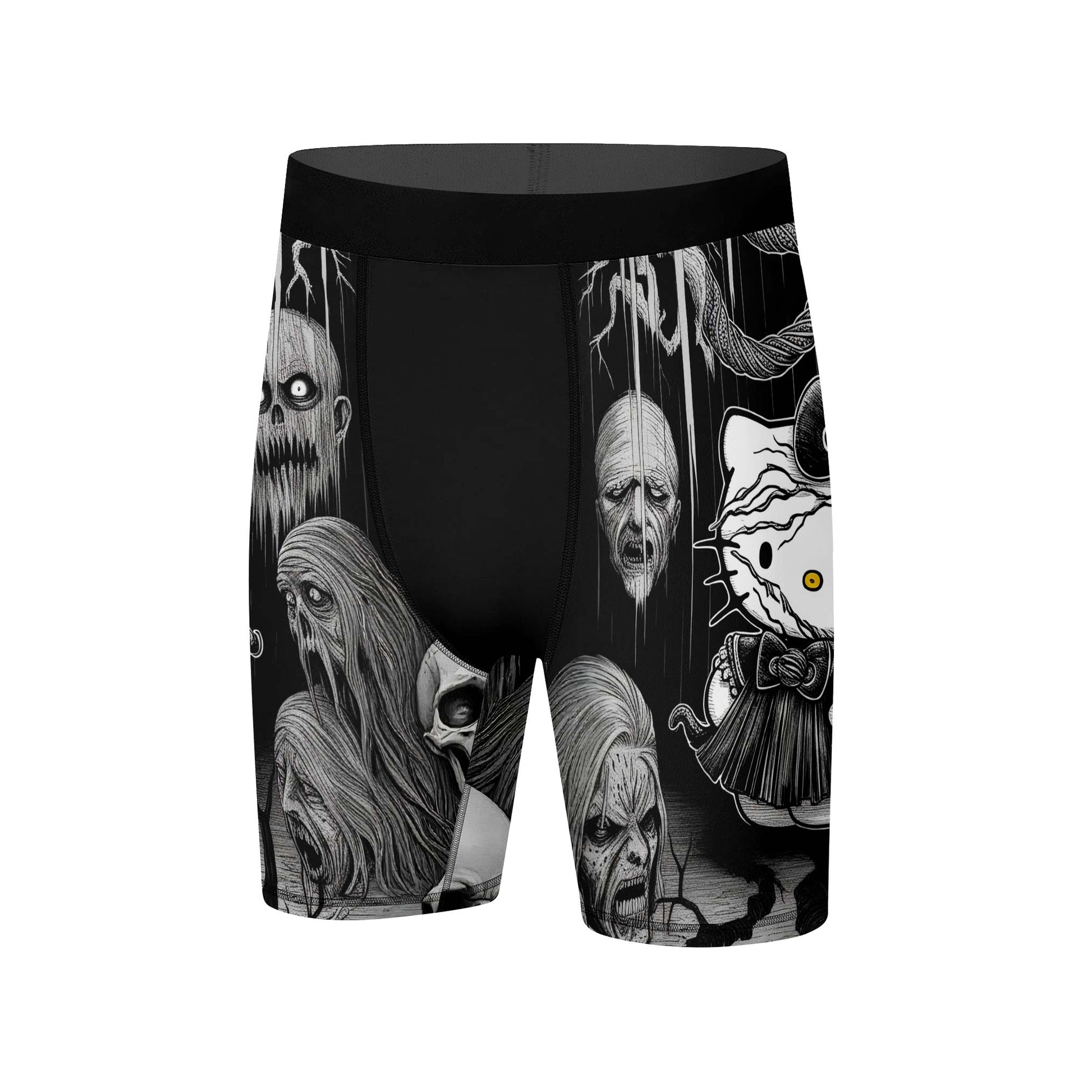 Wednesday Kitty Compression Shorts