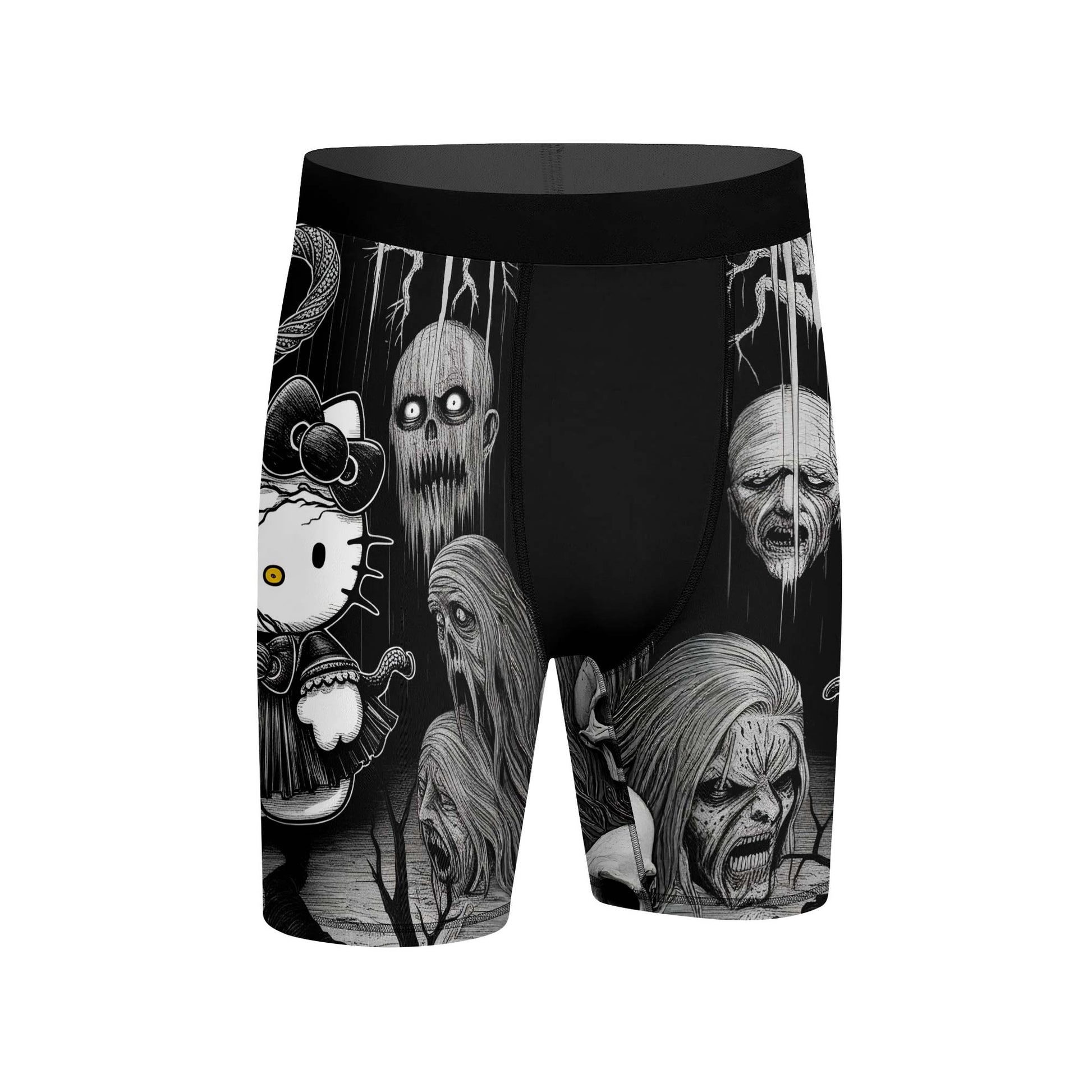 Wednesday Kitty Compression Shorts