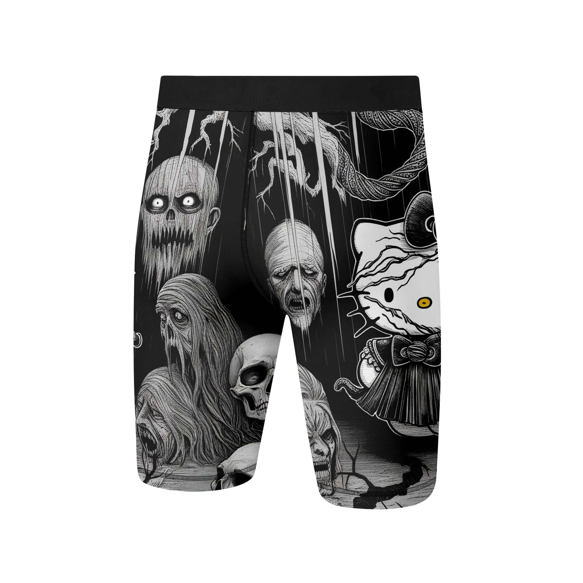 Wednesday Kitty Compression Shorts