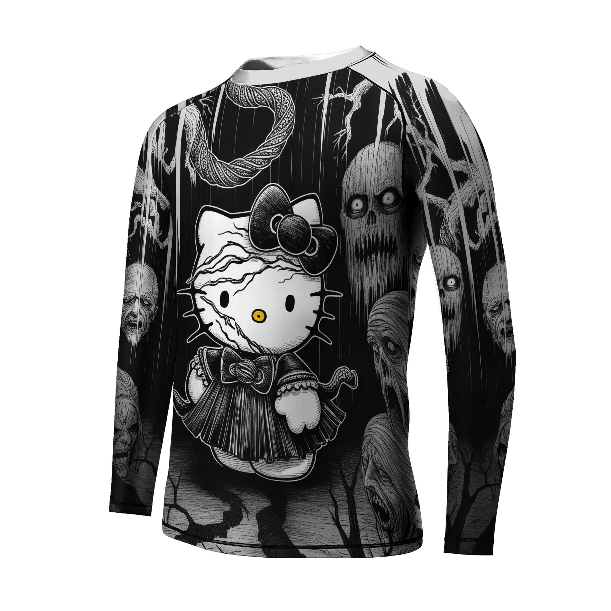 Wednesday Kitty Kids Rash Guard