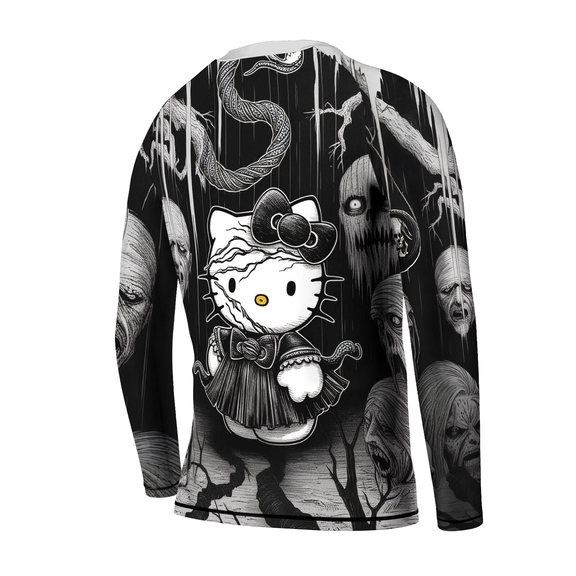 Wednesday Kitty Kids Rash Guard