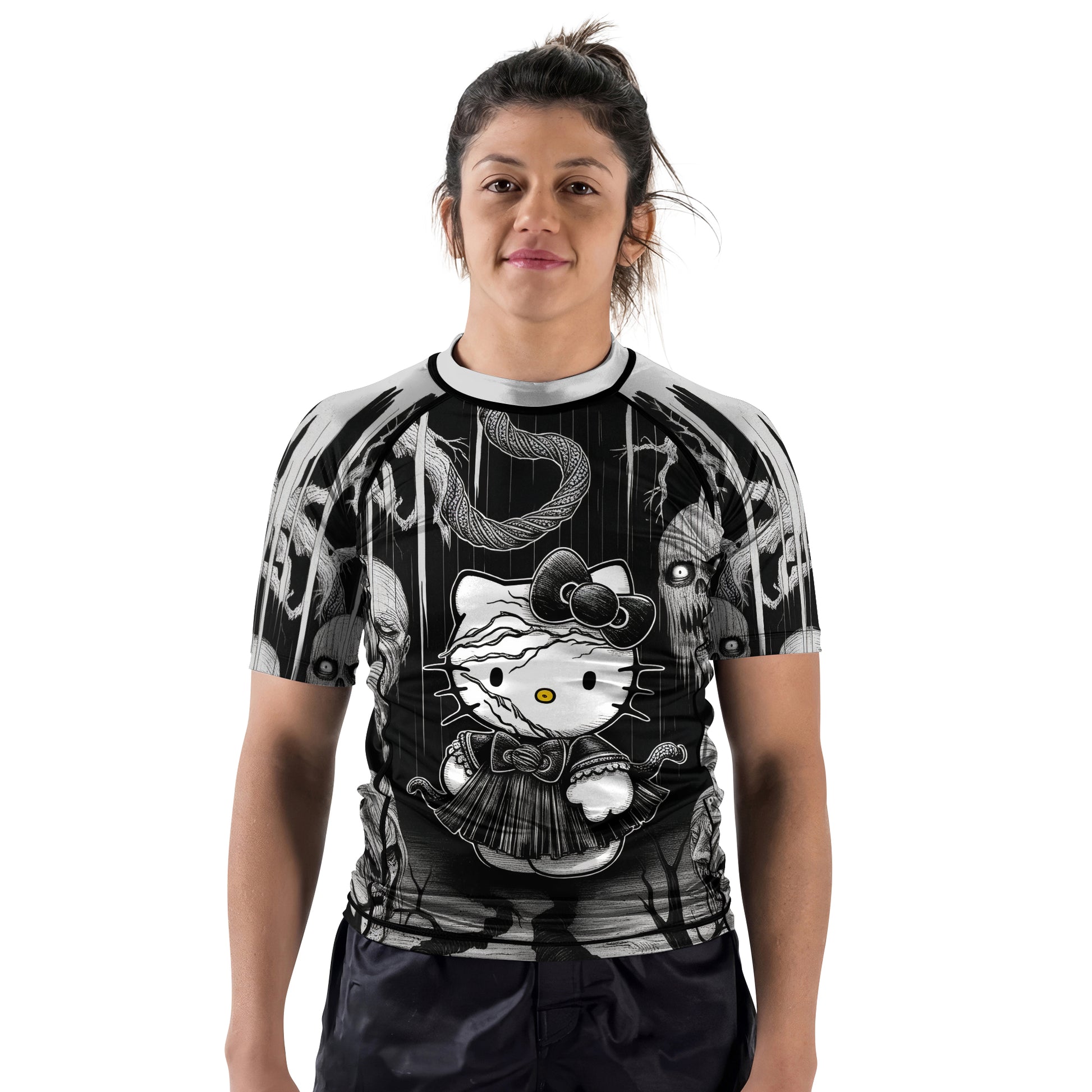 Wednesday Kitty Rash Guard