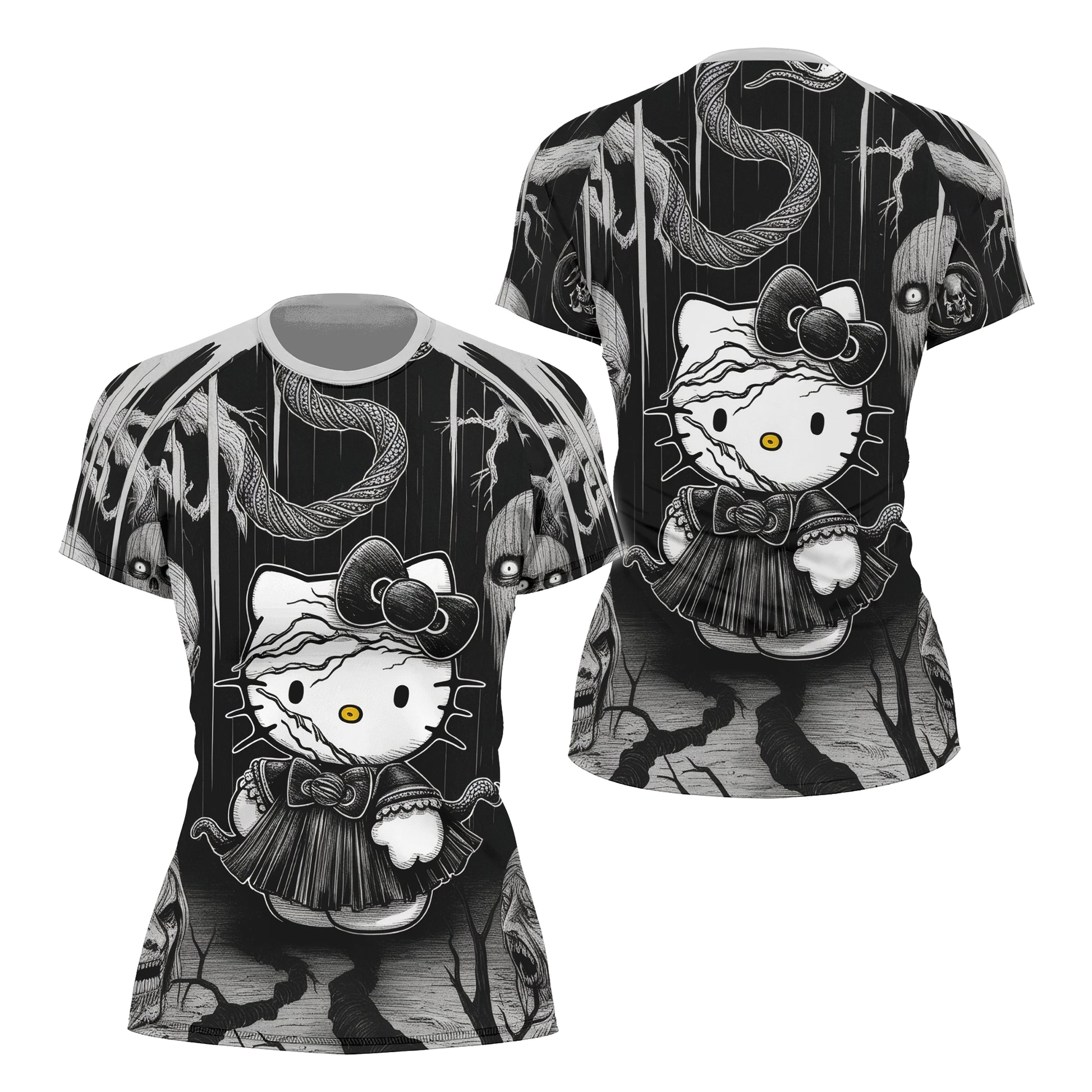 Wednesday Kitty Rash Guard