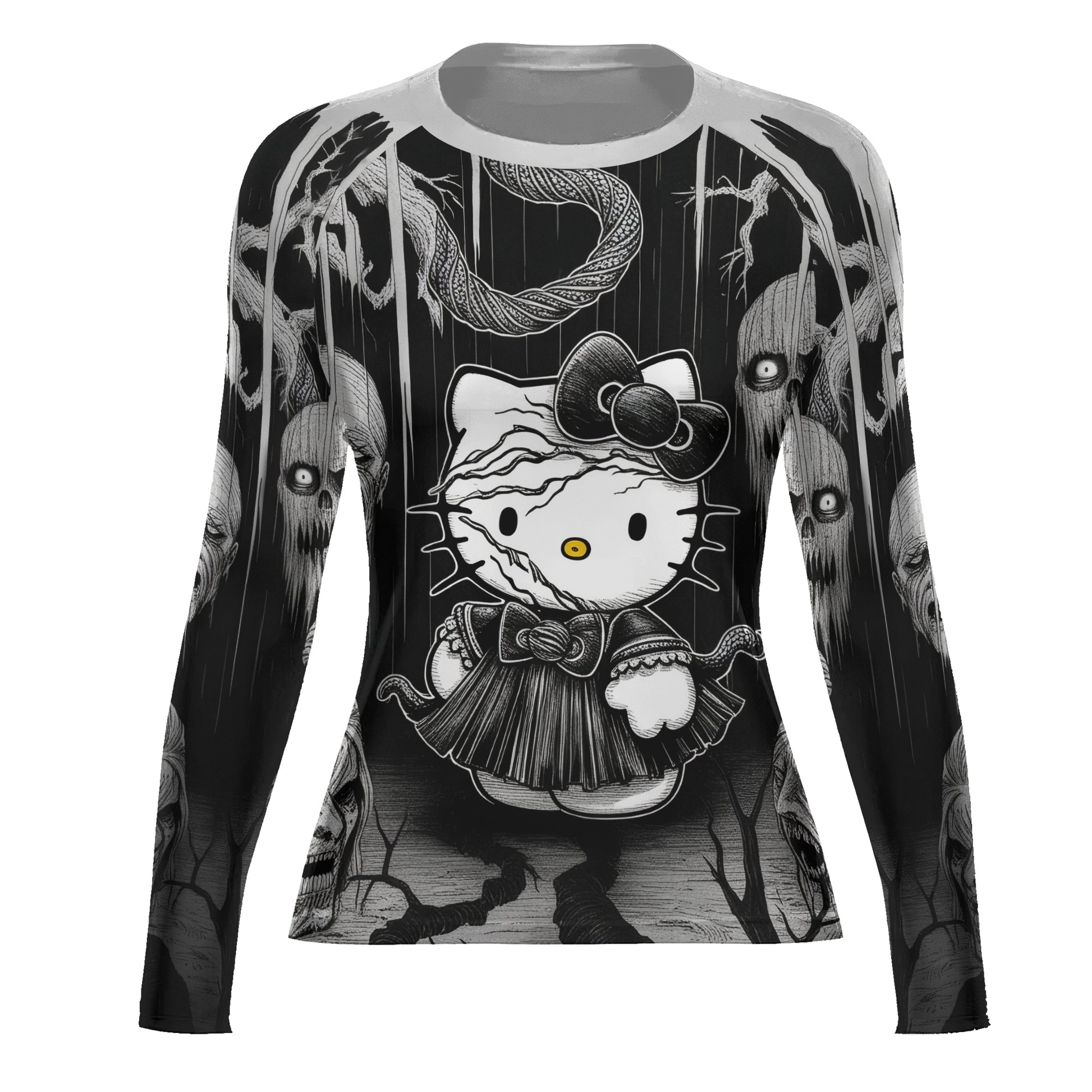 Wednesday Kitty Rash Guard