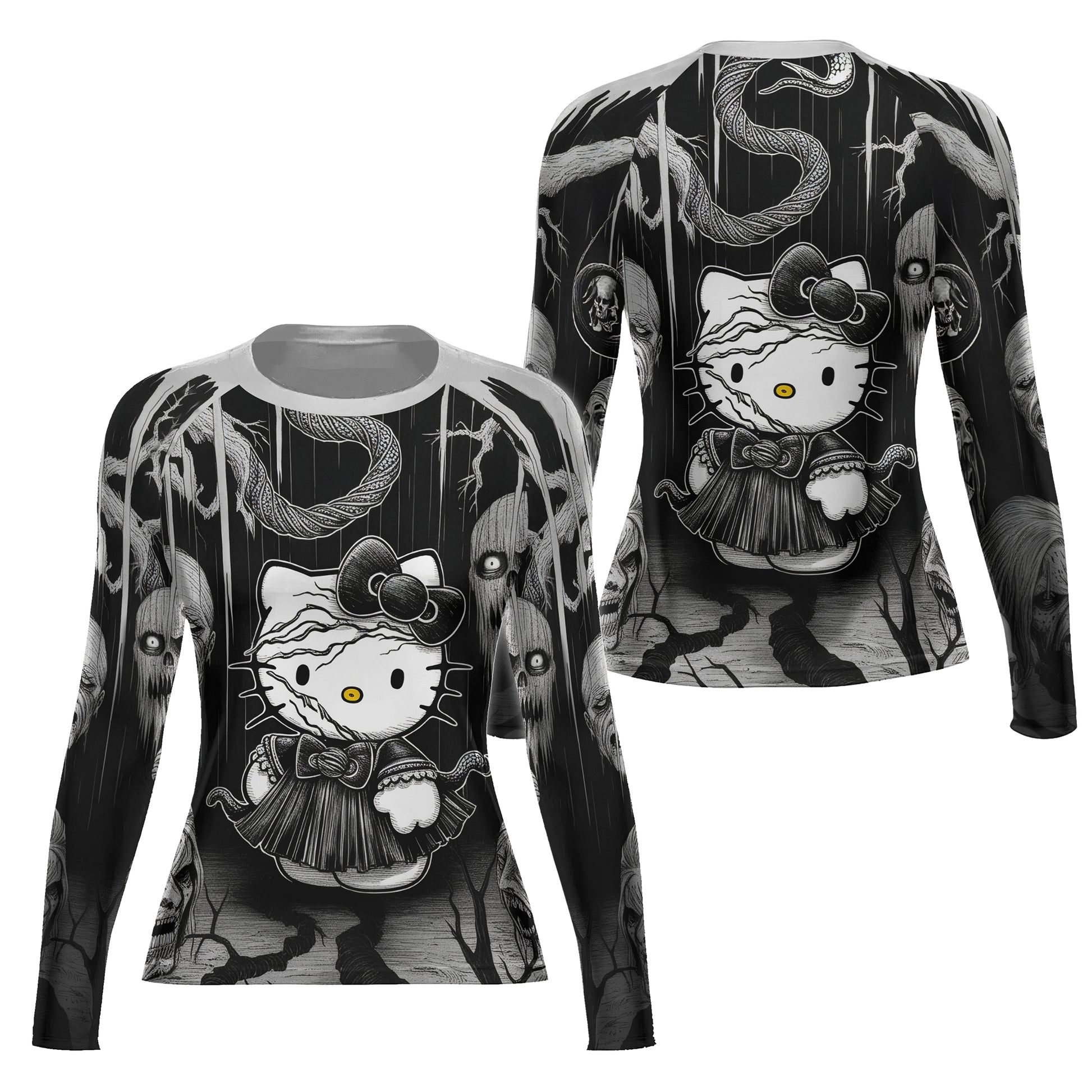 Wednesday Kitty Rash Guard