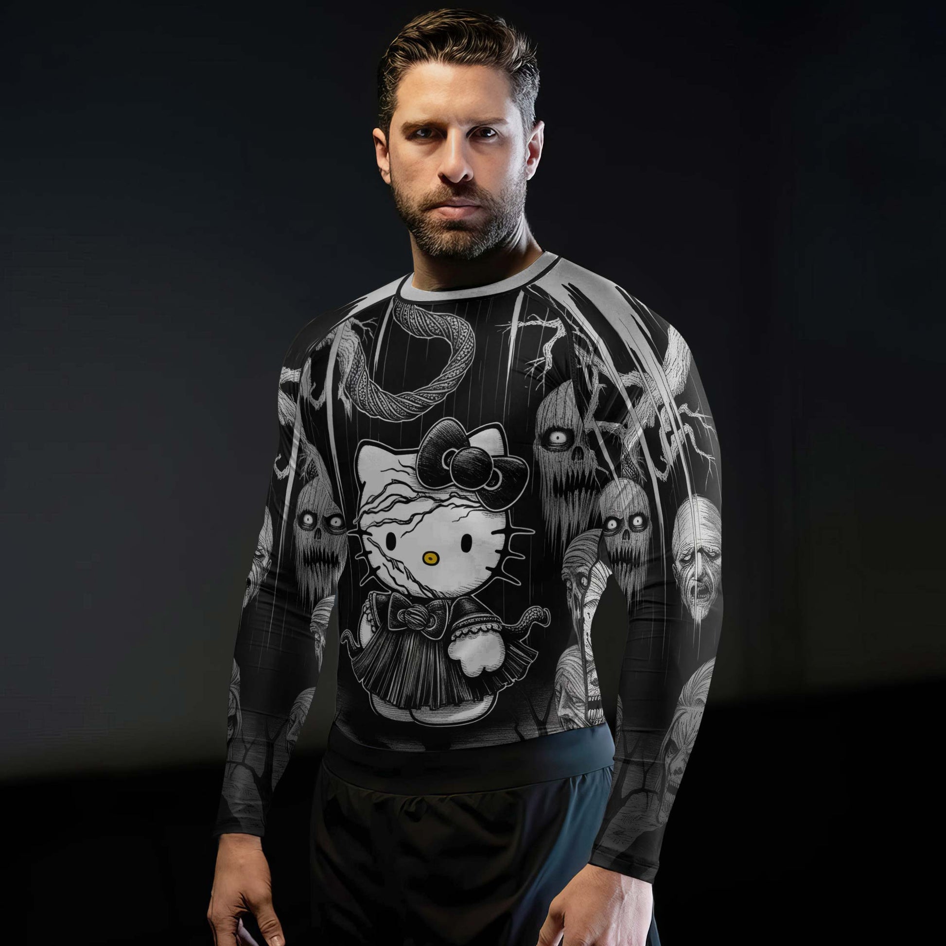 Wednesday Kitty Rash Guard