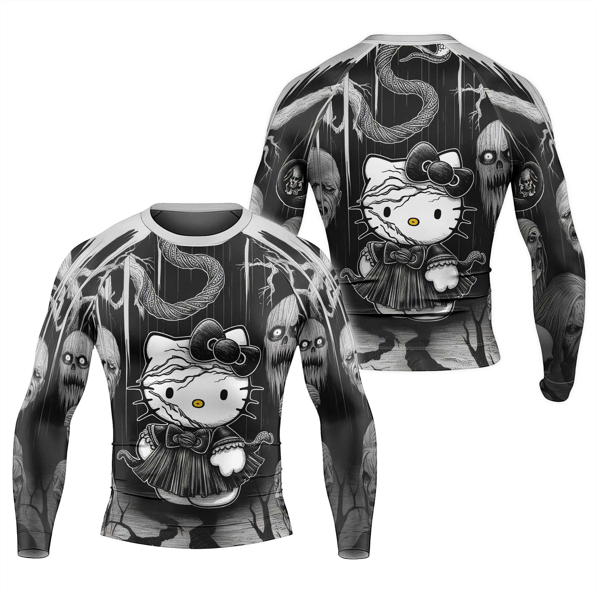 Wednesday Kitty Rash Guard
